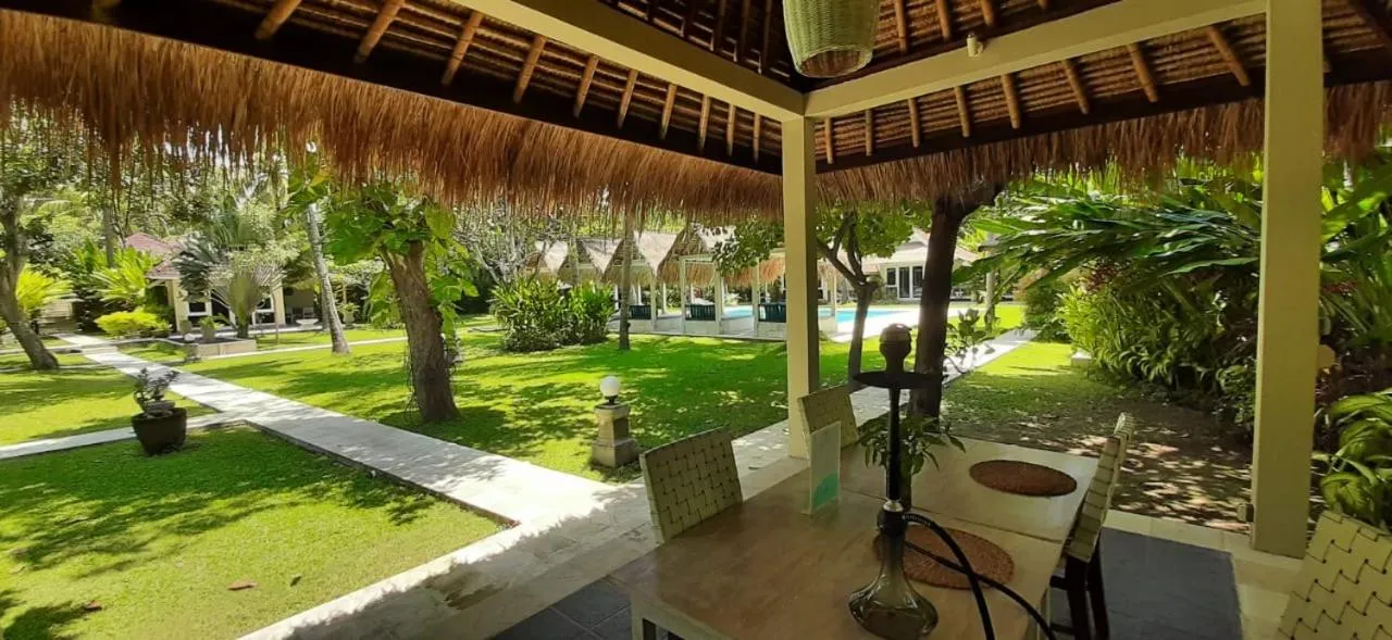 Garden view in The Forty Eight Resort Candidasa