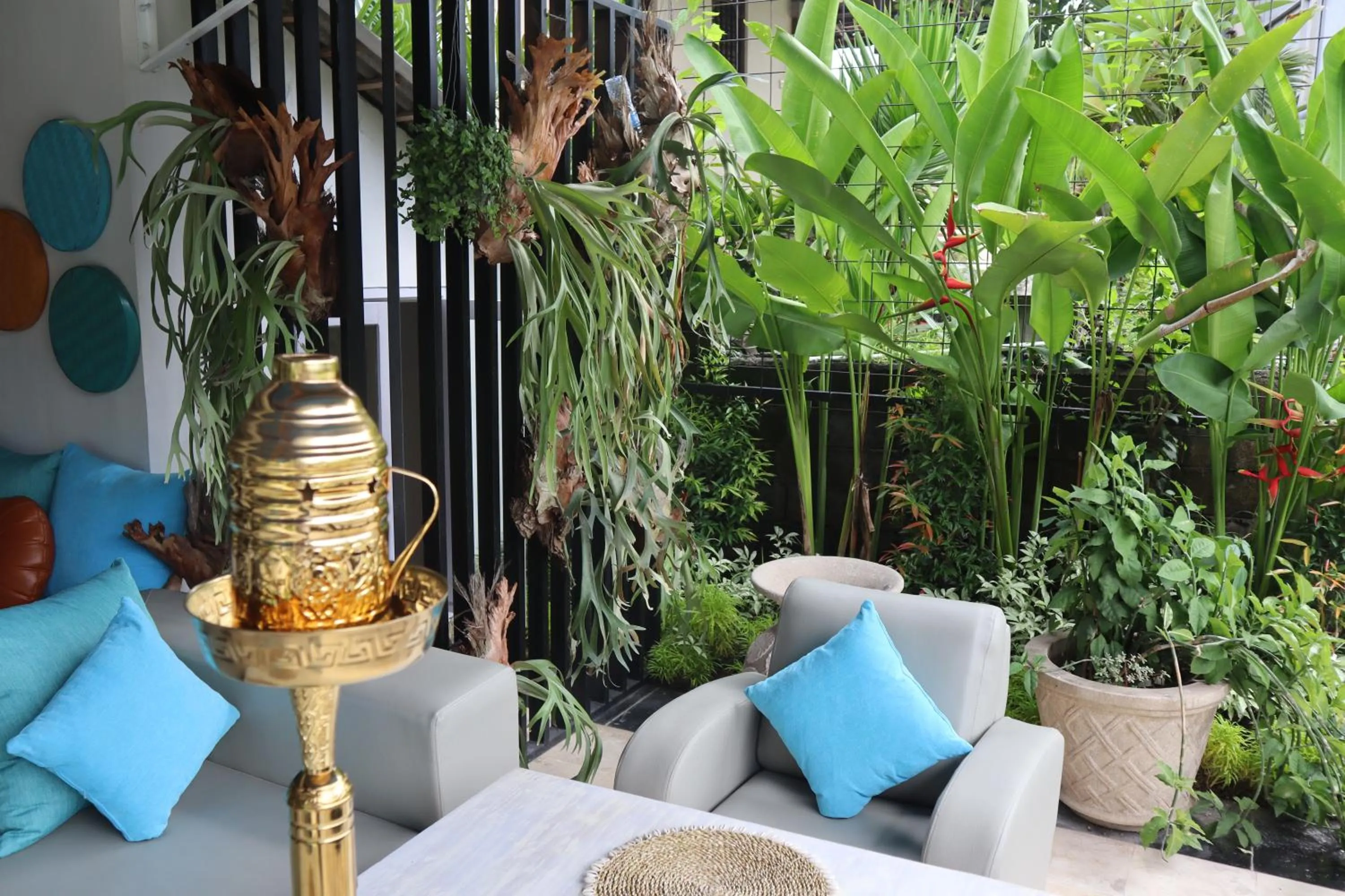 Patio in The Forty Eight Resort Candidasa