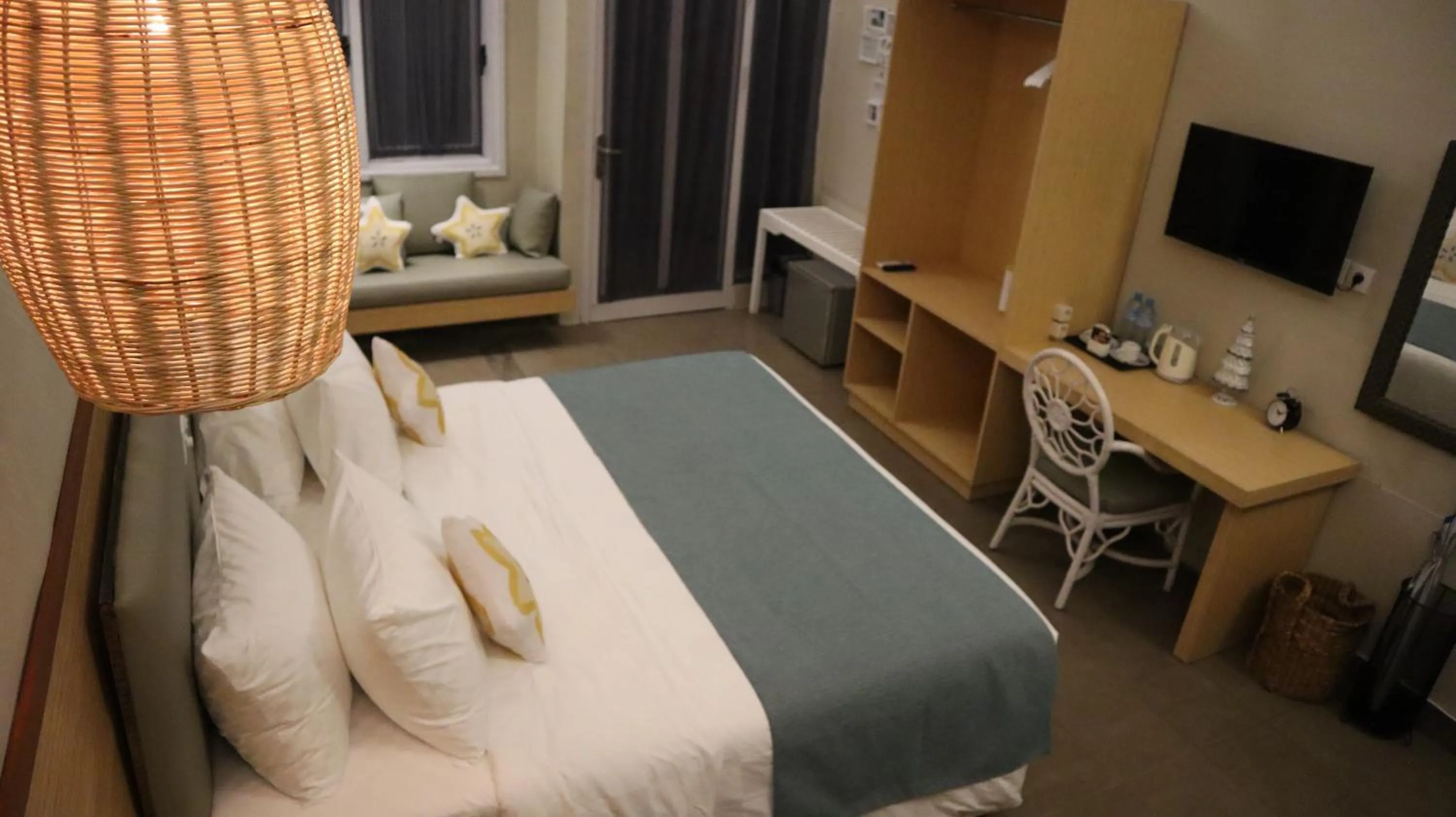 Bed in The Forty Eight Resort Candidasa