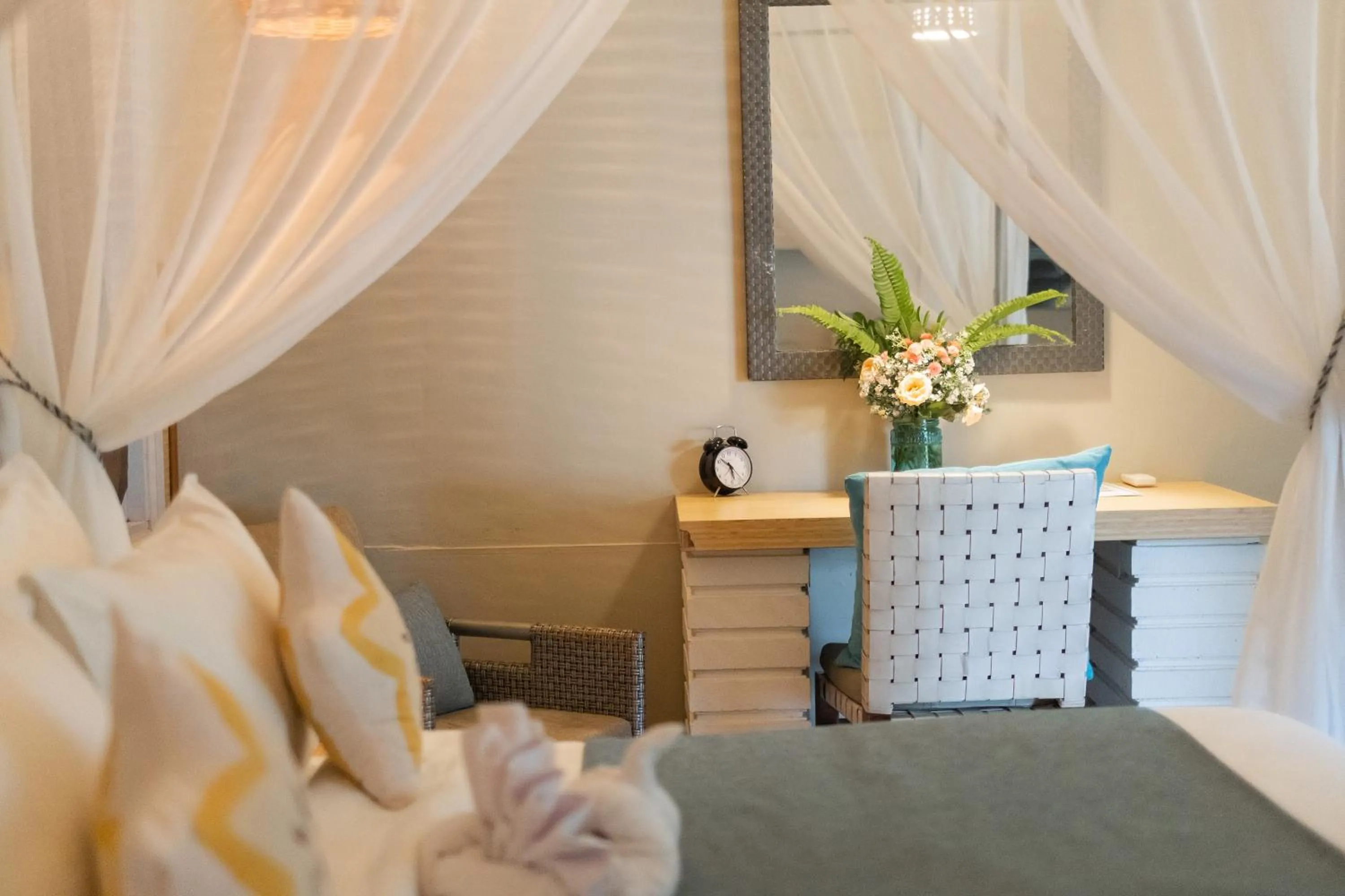 Bed in The Forty Eight Resort Candidasa