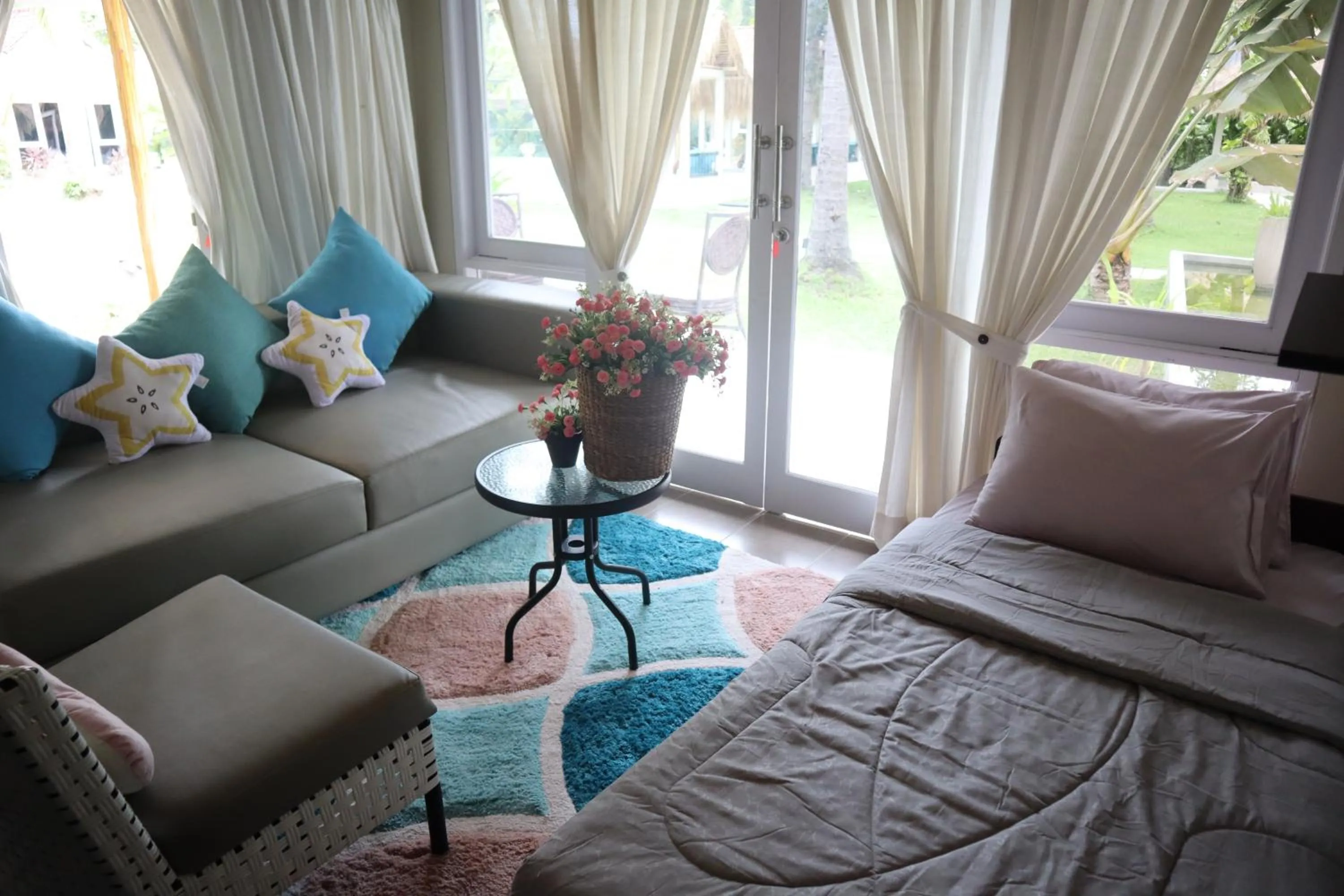 Bed in The Forty Eight Resort Candidasa