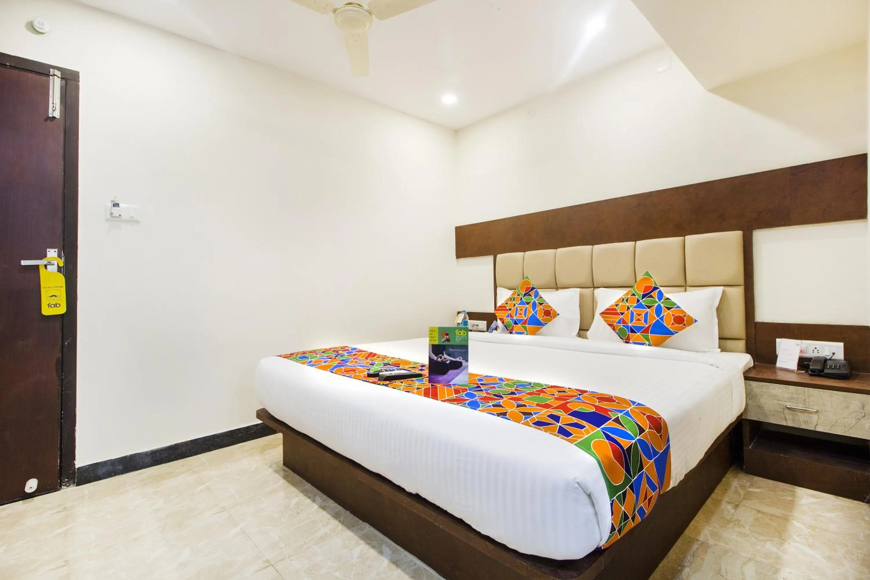 Bedroom, Bed in FabHotel Crown Suites - Nr Sony Signals