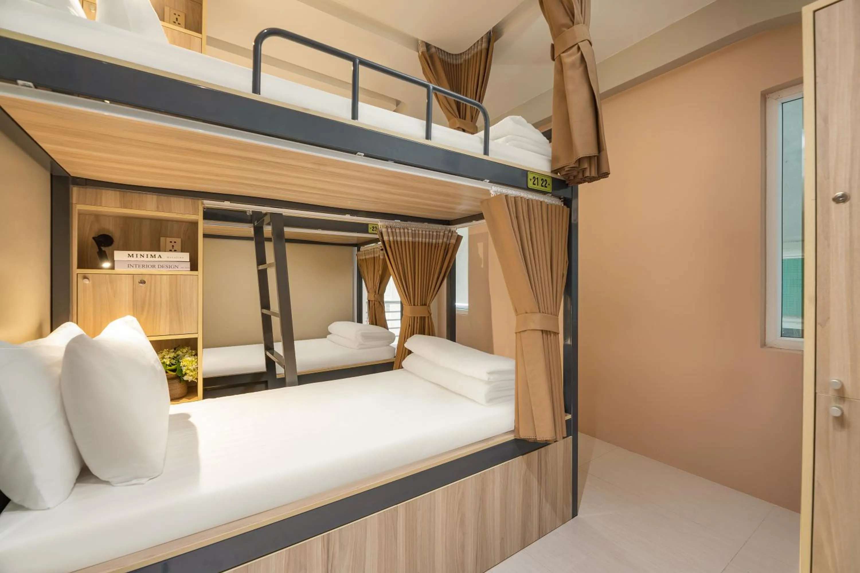 Property building, Bed in The Oversleep Catba Hostel & Pool Bar