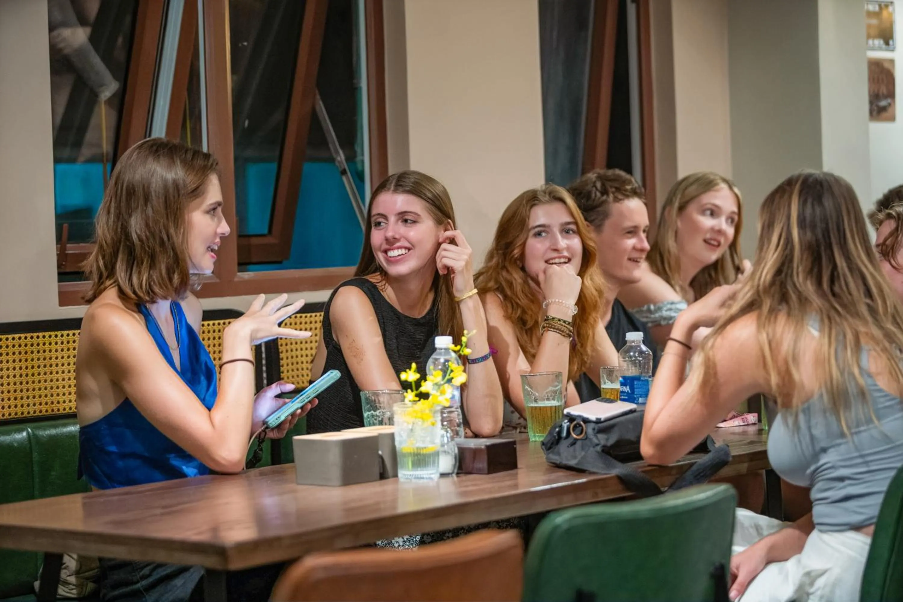 Guests in The Oversleep Catba Hostel & Pool Bar