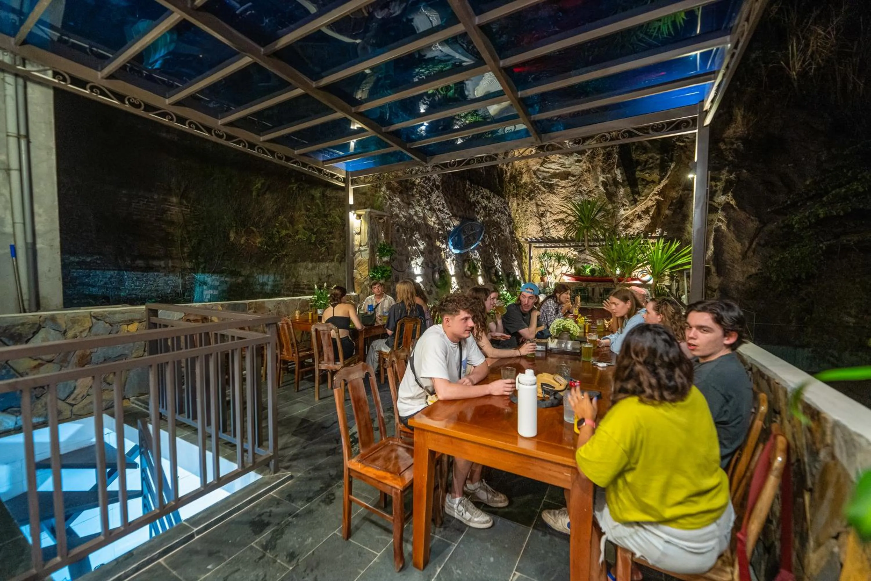 Swimming pool in The Oversleep Catba Hostel & Pool Bar