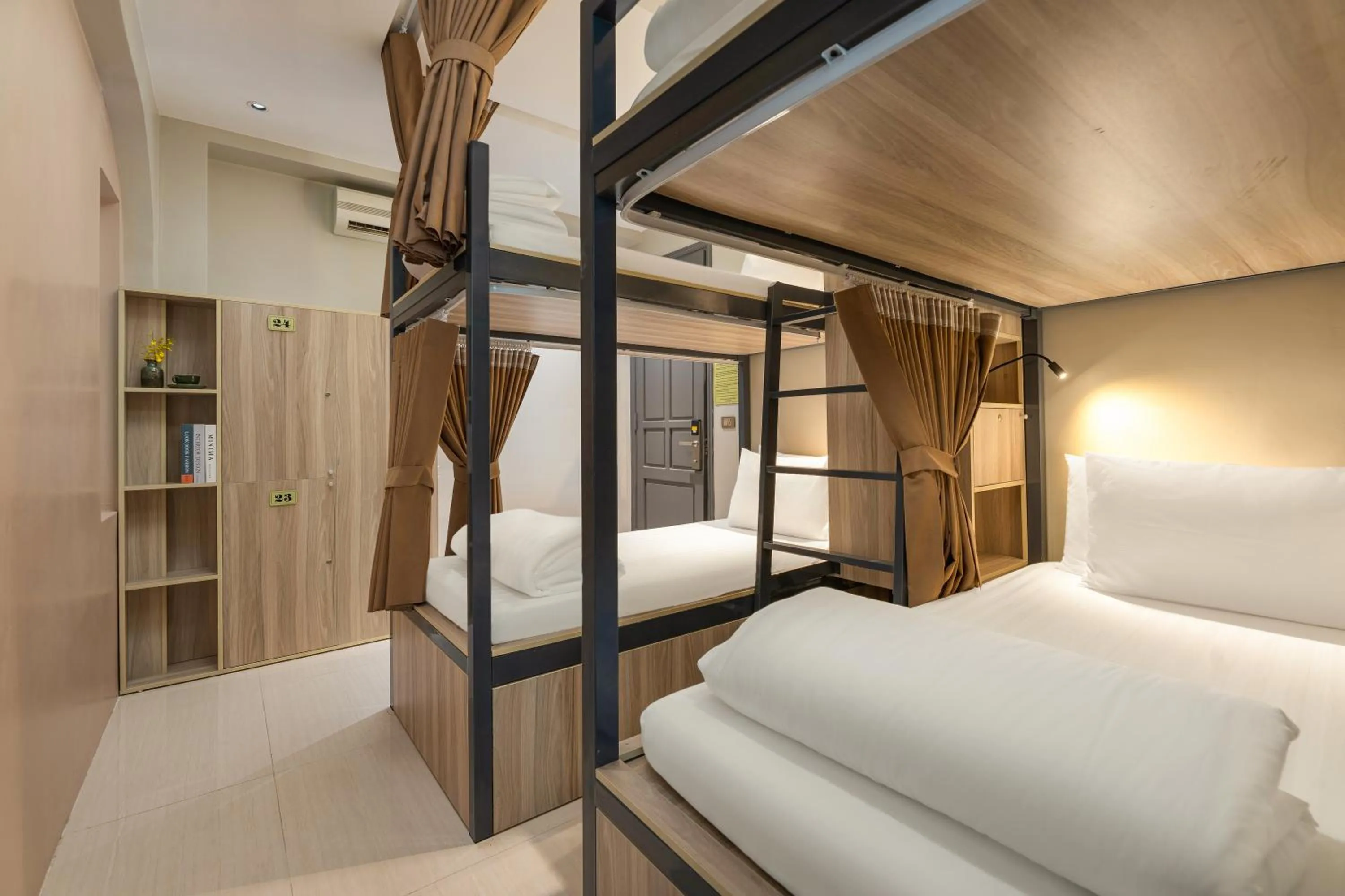 Property building, Bed in The Oversleep Catba Hostel & Pool Bar