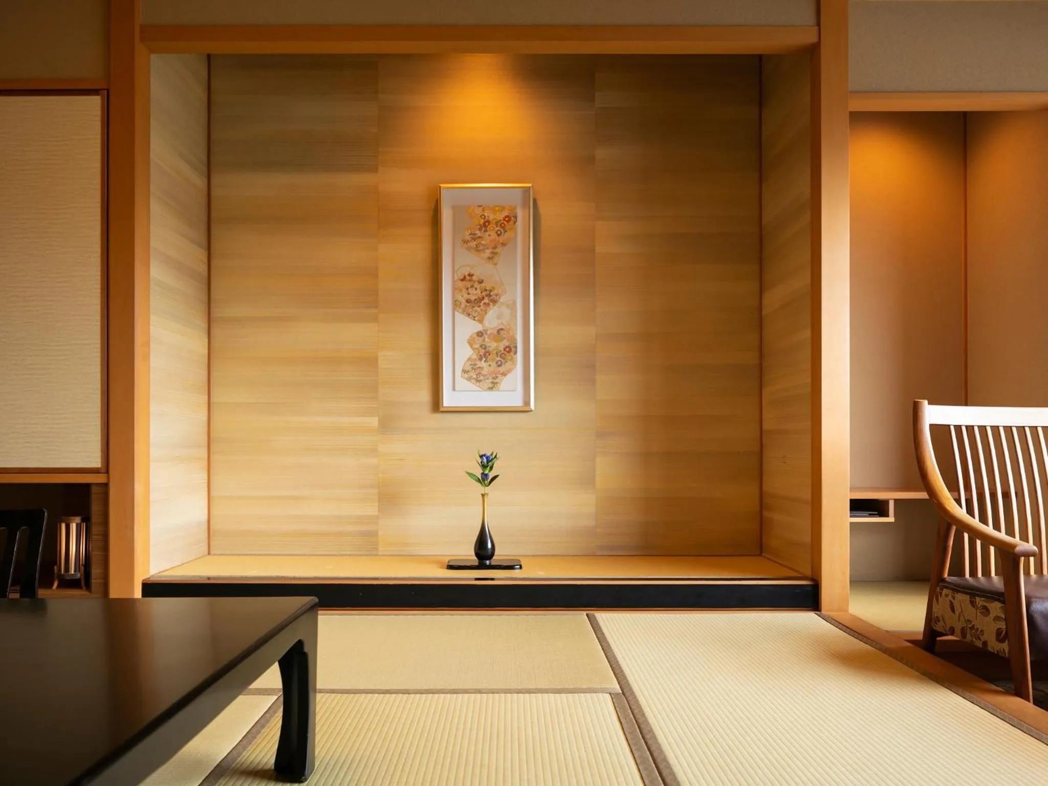 Photo of the whole room, Bed in Awaji Yumesenkei