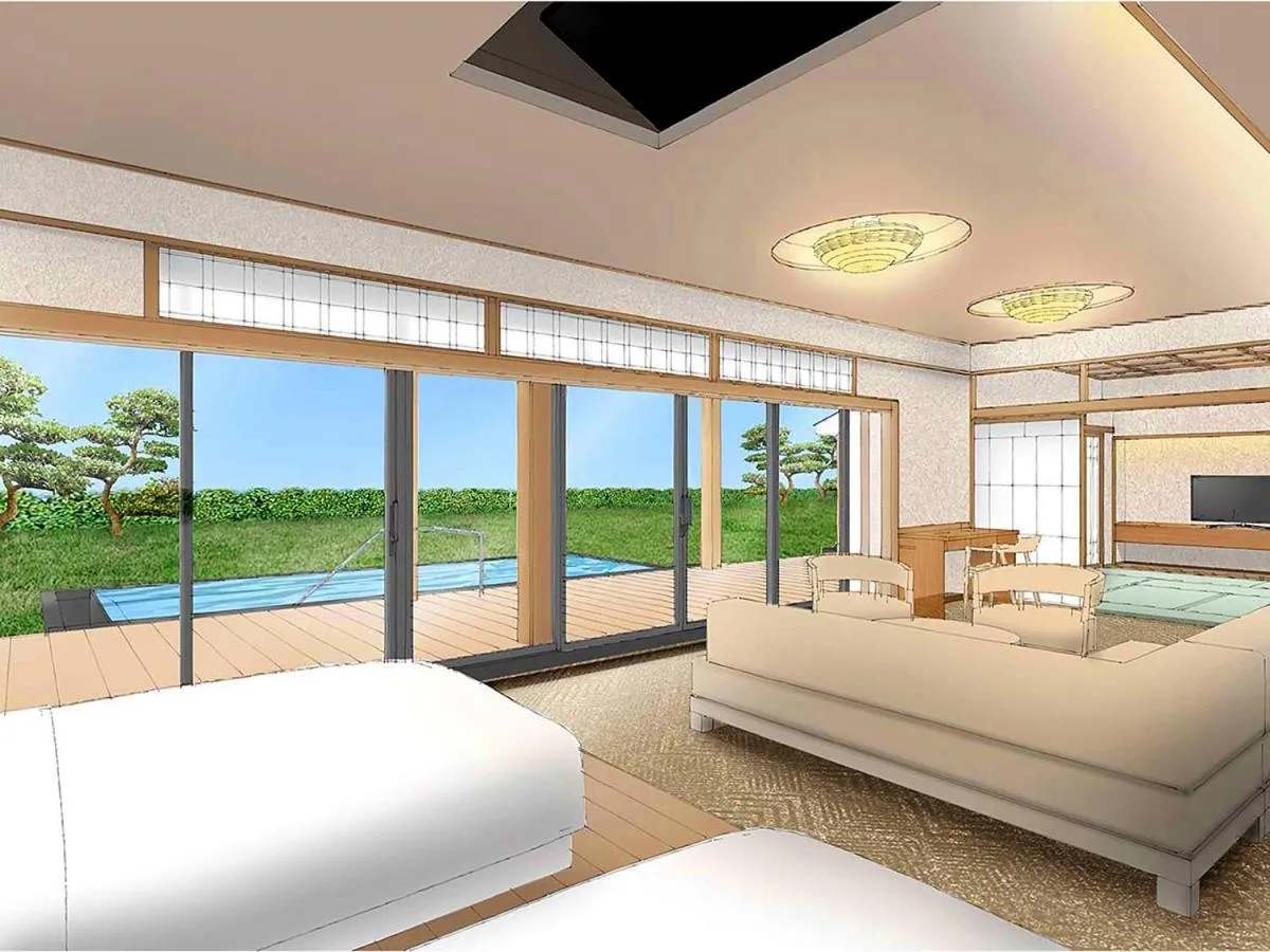 Bed in Awaji Yumesenkei