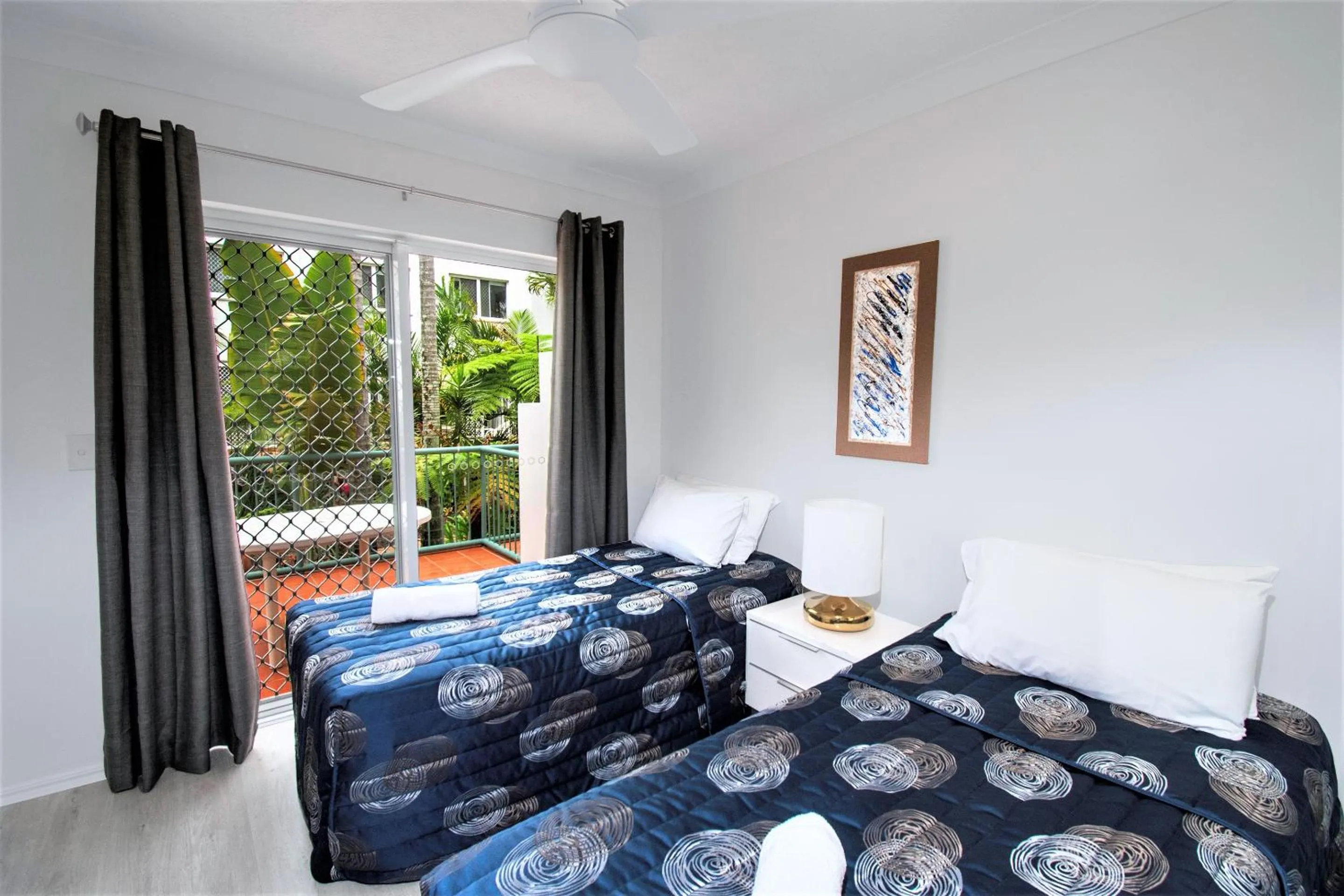 Bed in Grande Florida Beachside Resort