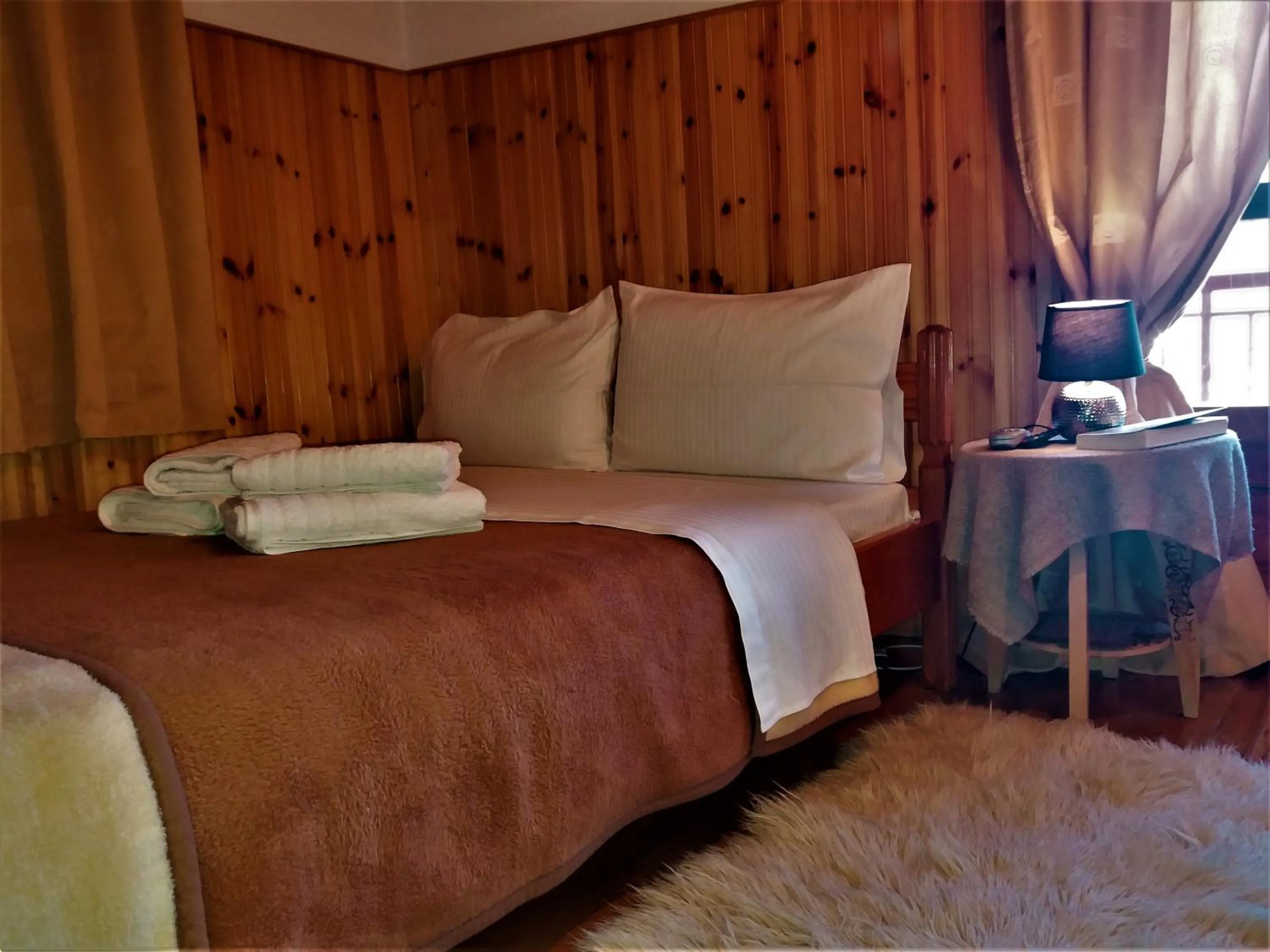 Bed in Hotel Acropolis Metsovo