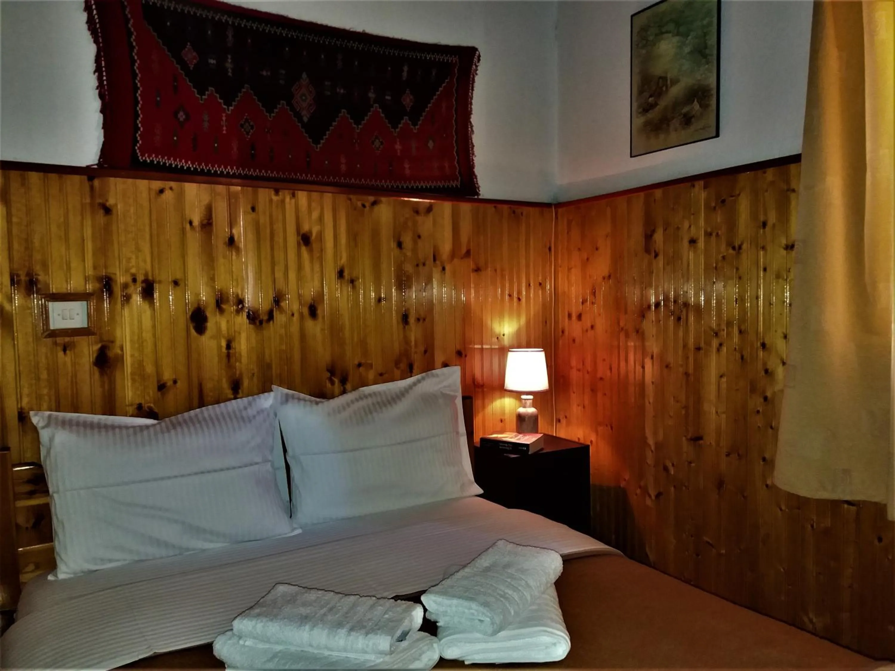Bed in Hotel Acropolis Metsovo