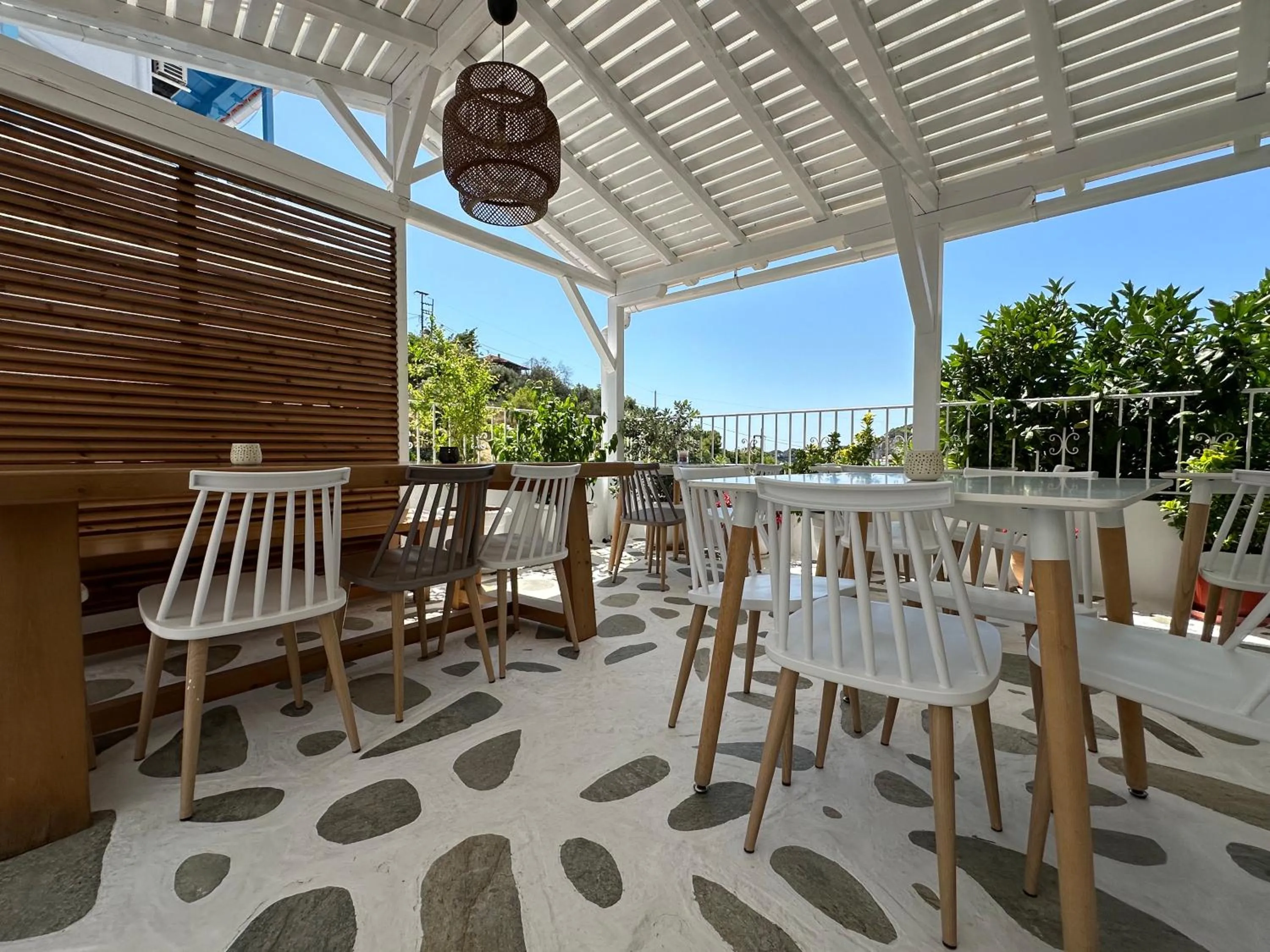 Dining area in Galini Hellenic Hospitality