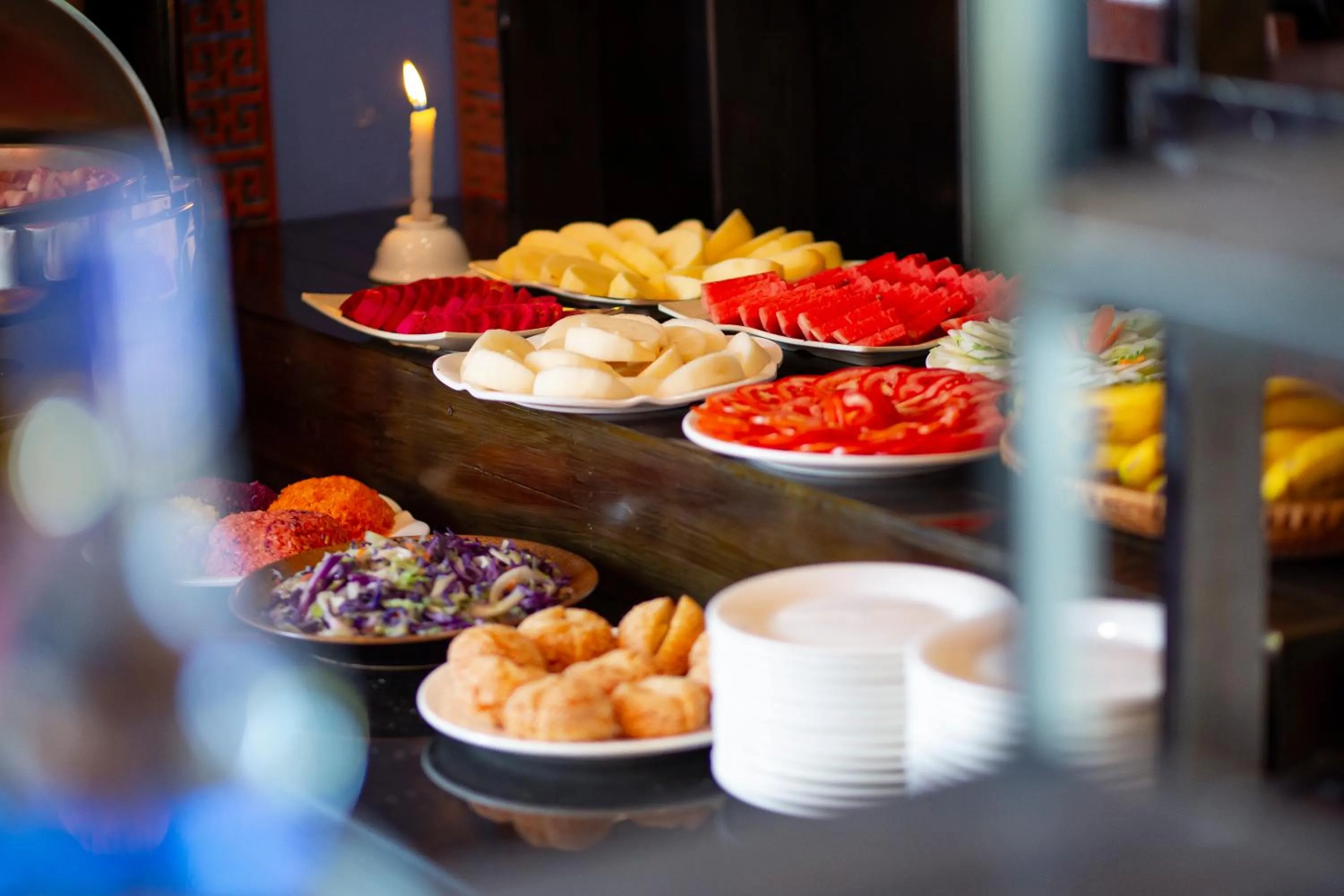 Buffet breakfast in Saparis Hotel