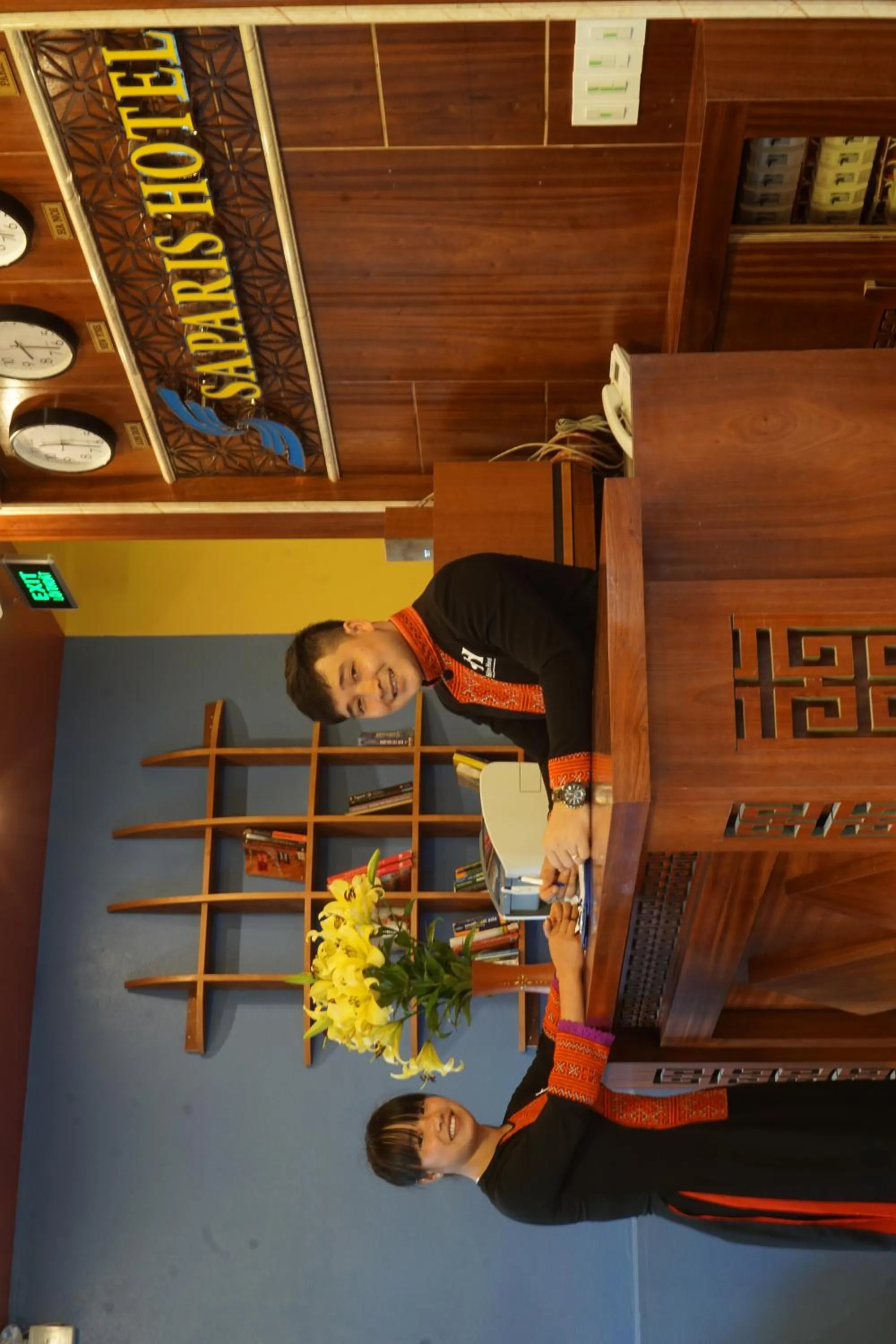 Staff in Saparis Hotel