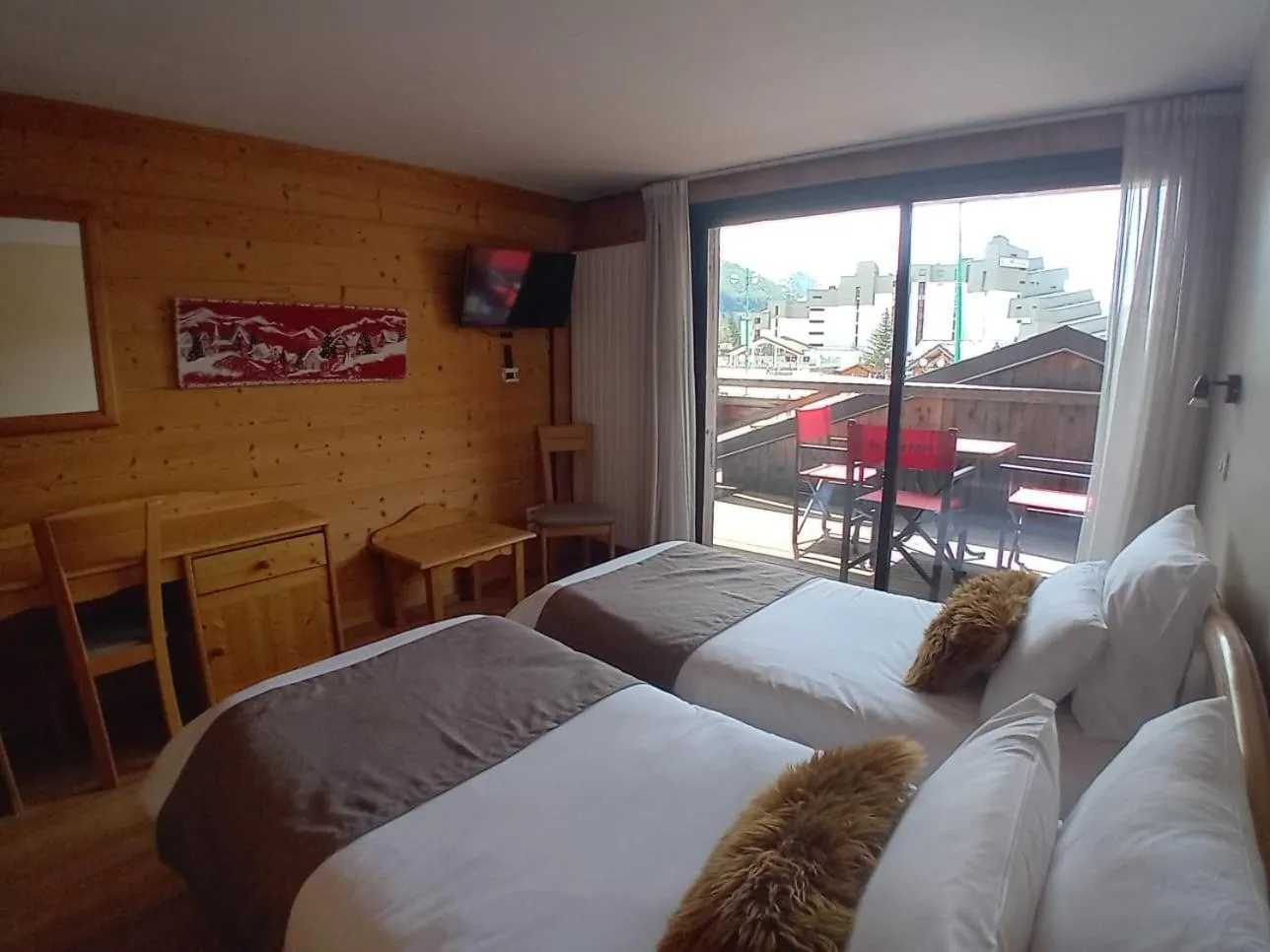 Bedroom, Bed in Hotel le Sherpa