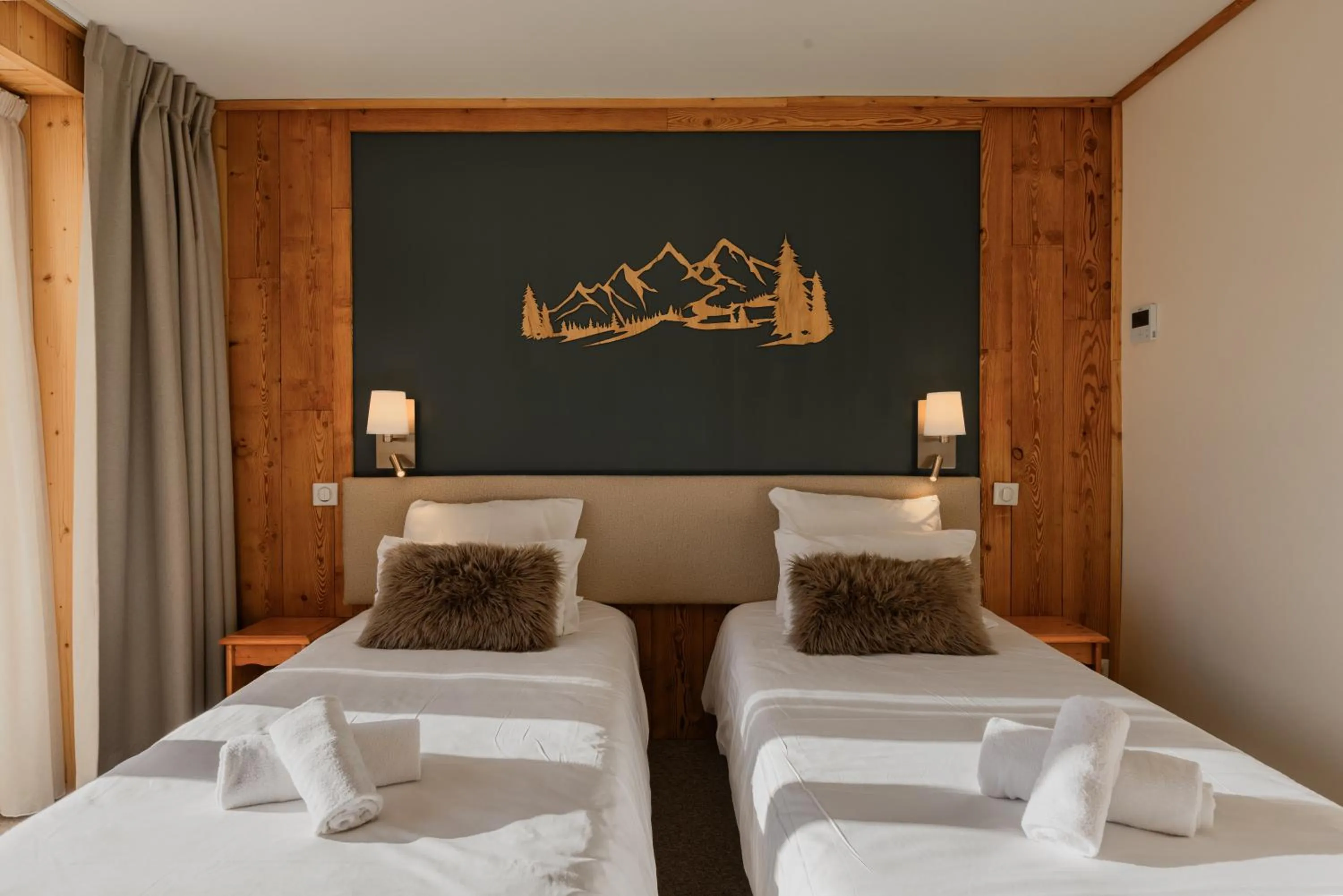 Bedroom, Bed in Hotel le Sherpa