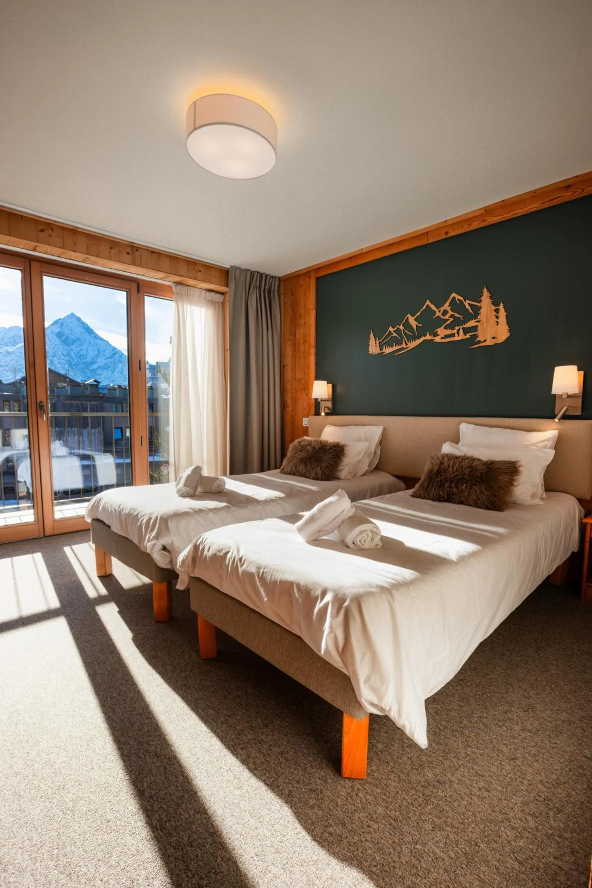 Bedroom, Bed in Hotel le Sherpa