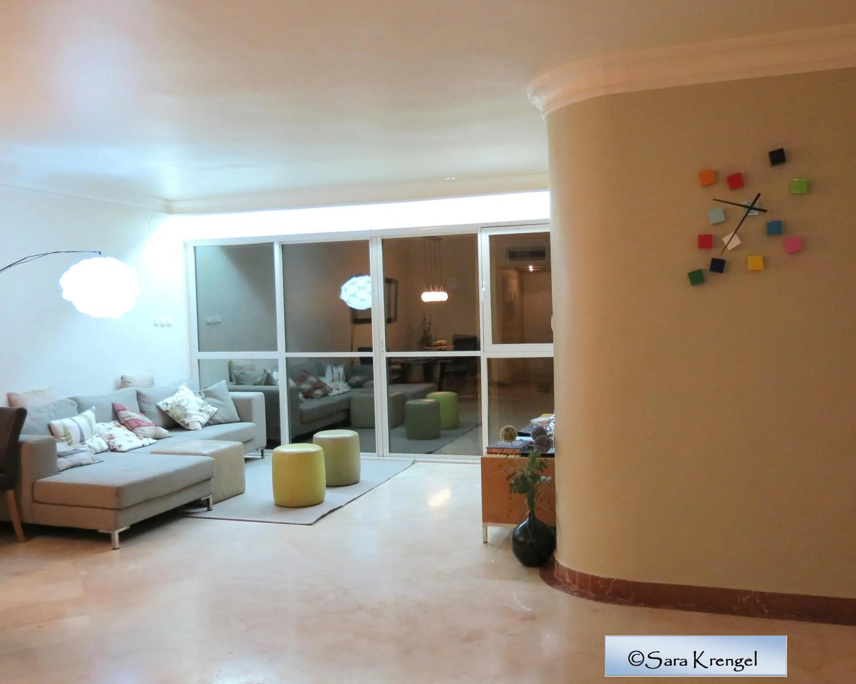 Bed in Nitza Seaview Apartments