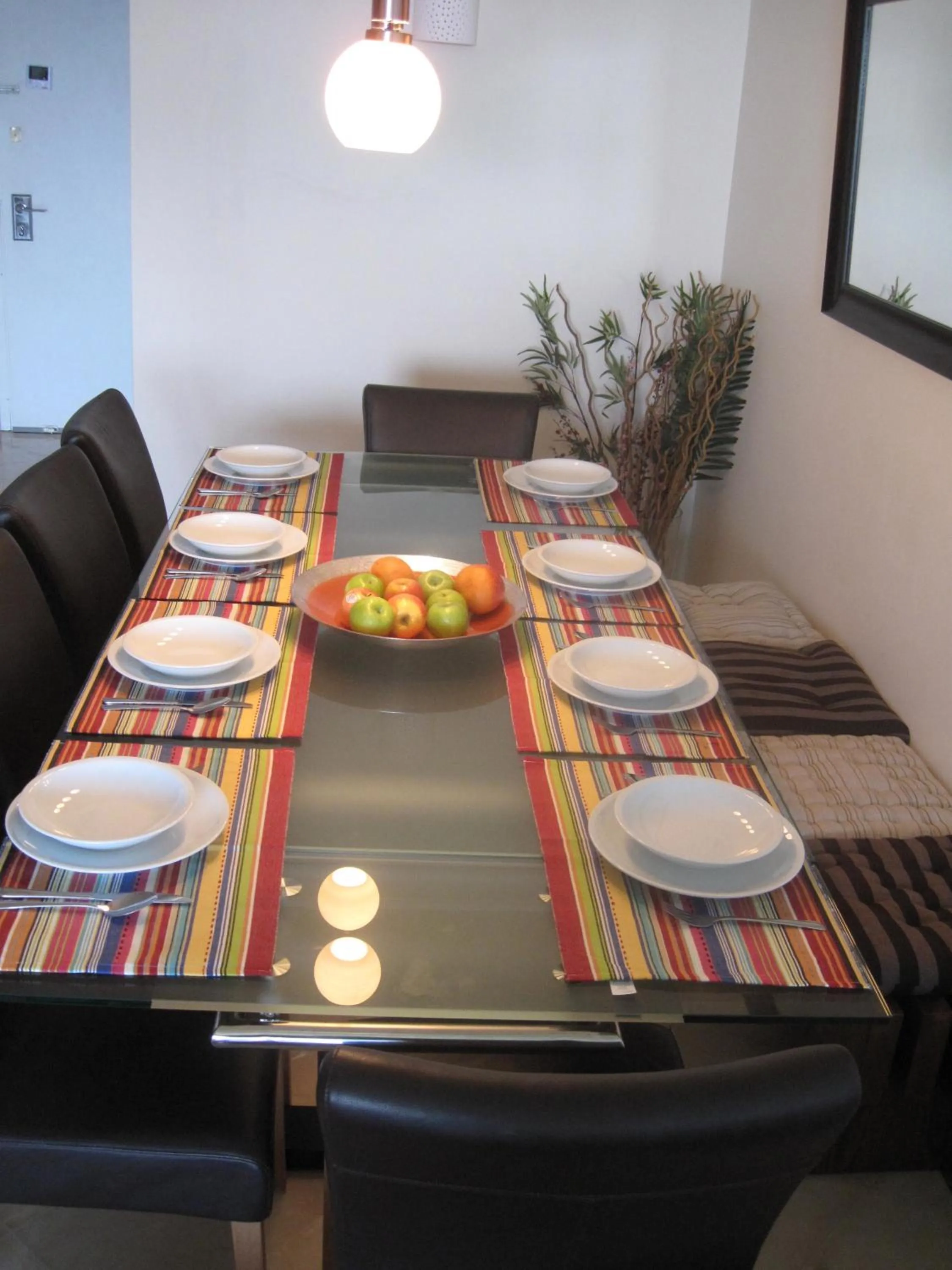 Dining area in Nitza Seaview Apartments
