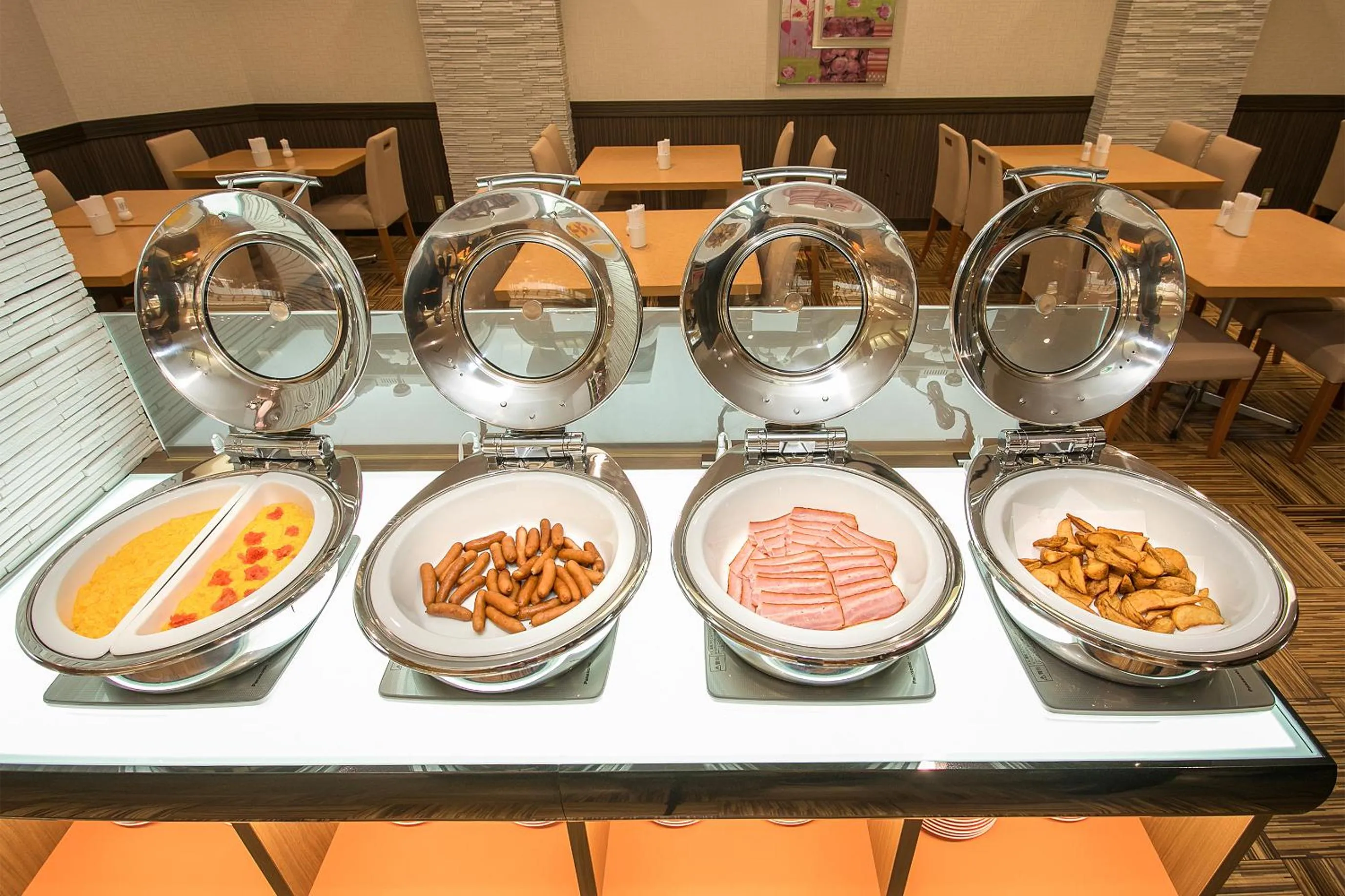 Buffet breakfast in Hotel Hokke Club Fukuoka