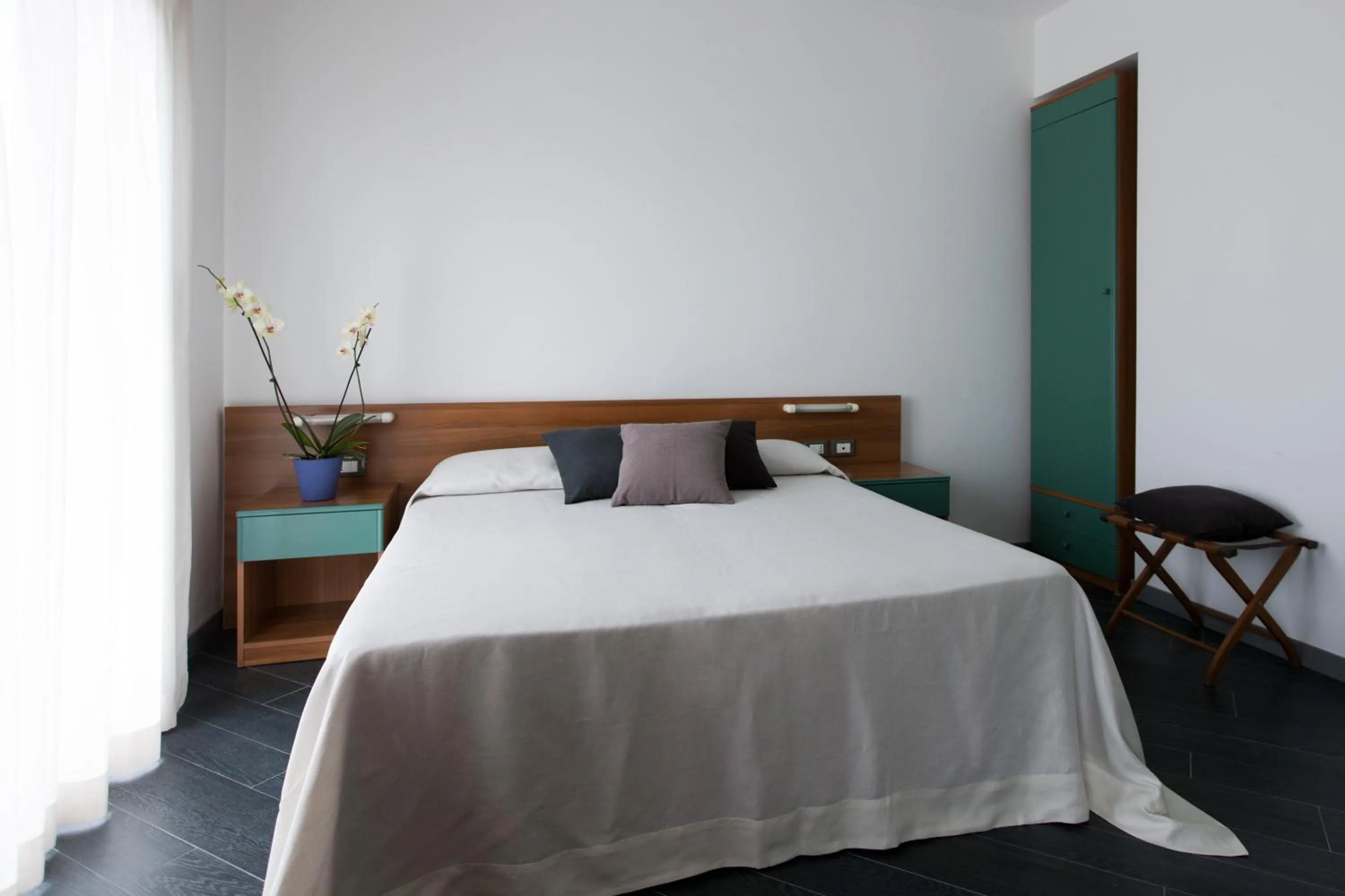 Bed in Hotel Liliana