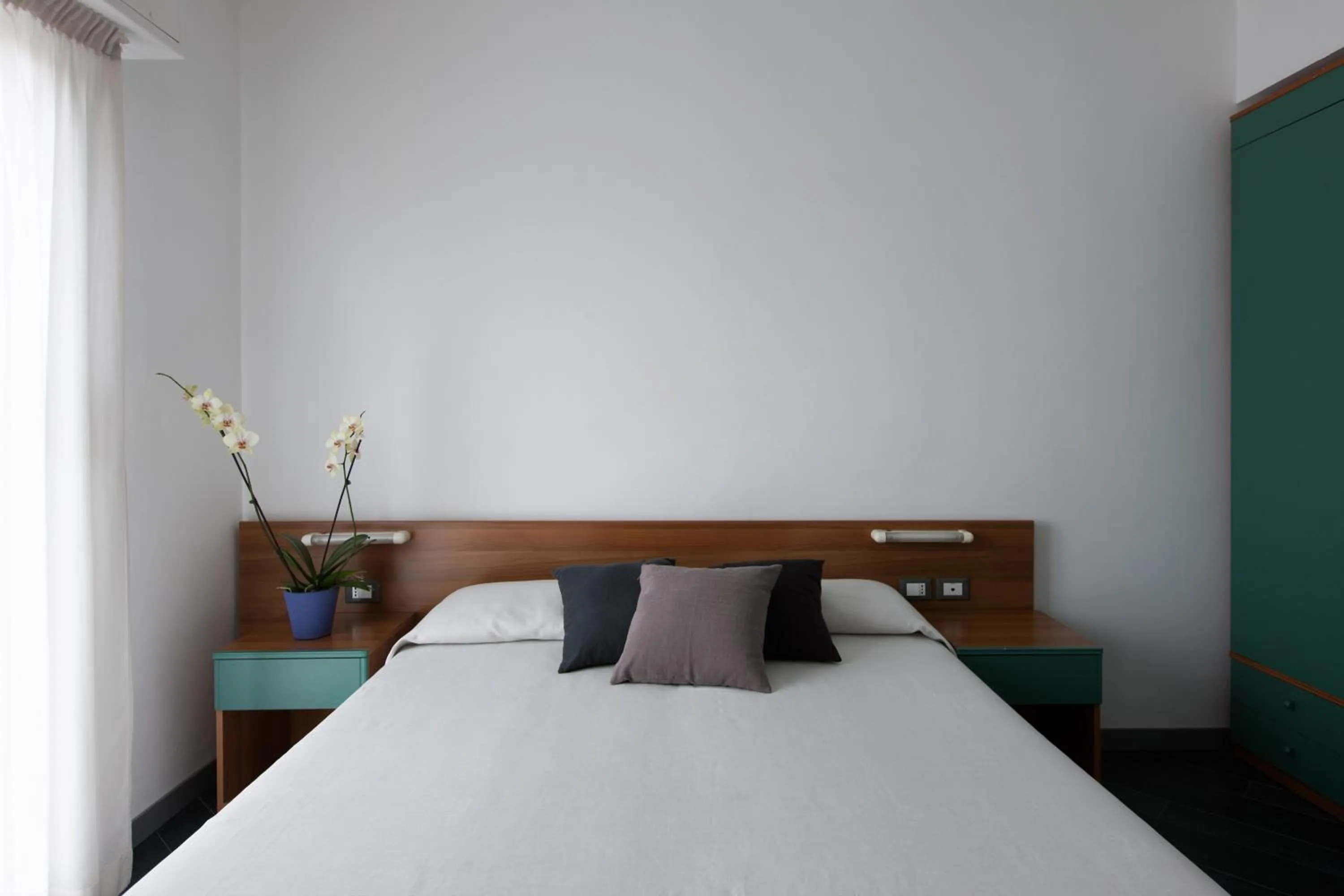 Bed in Hotel Liliana