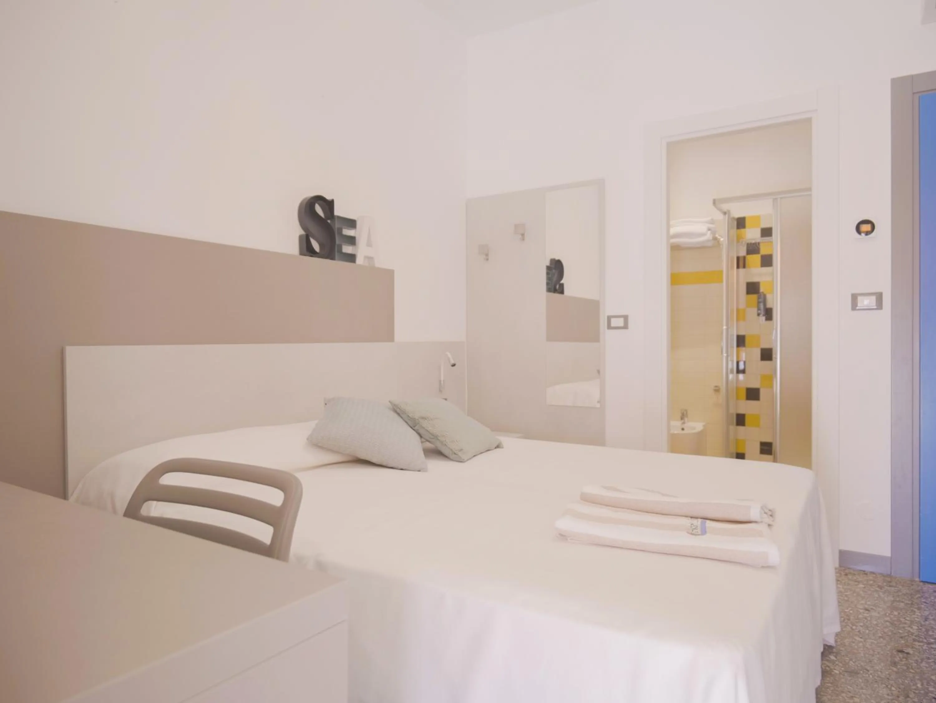 Bed in Hotel Liliana