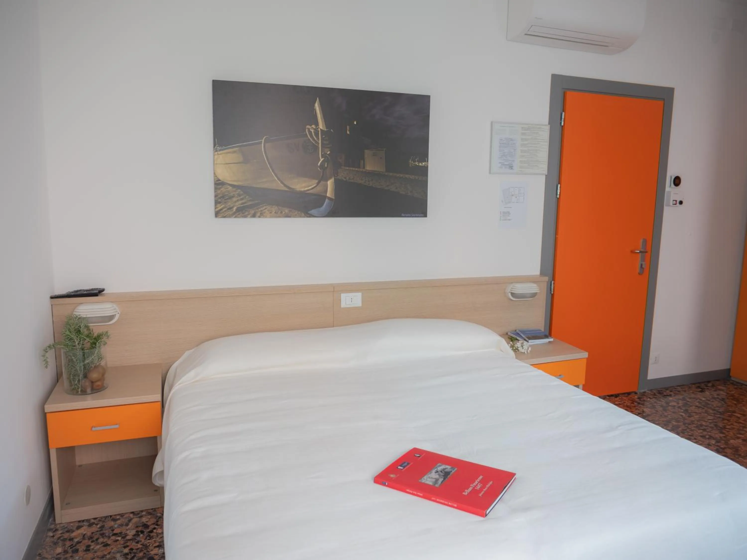 Bed in Hotel Liliana