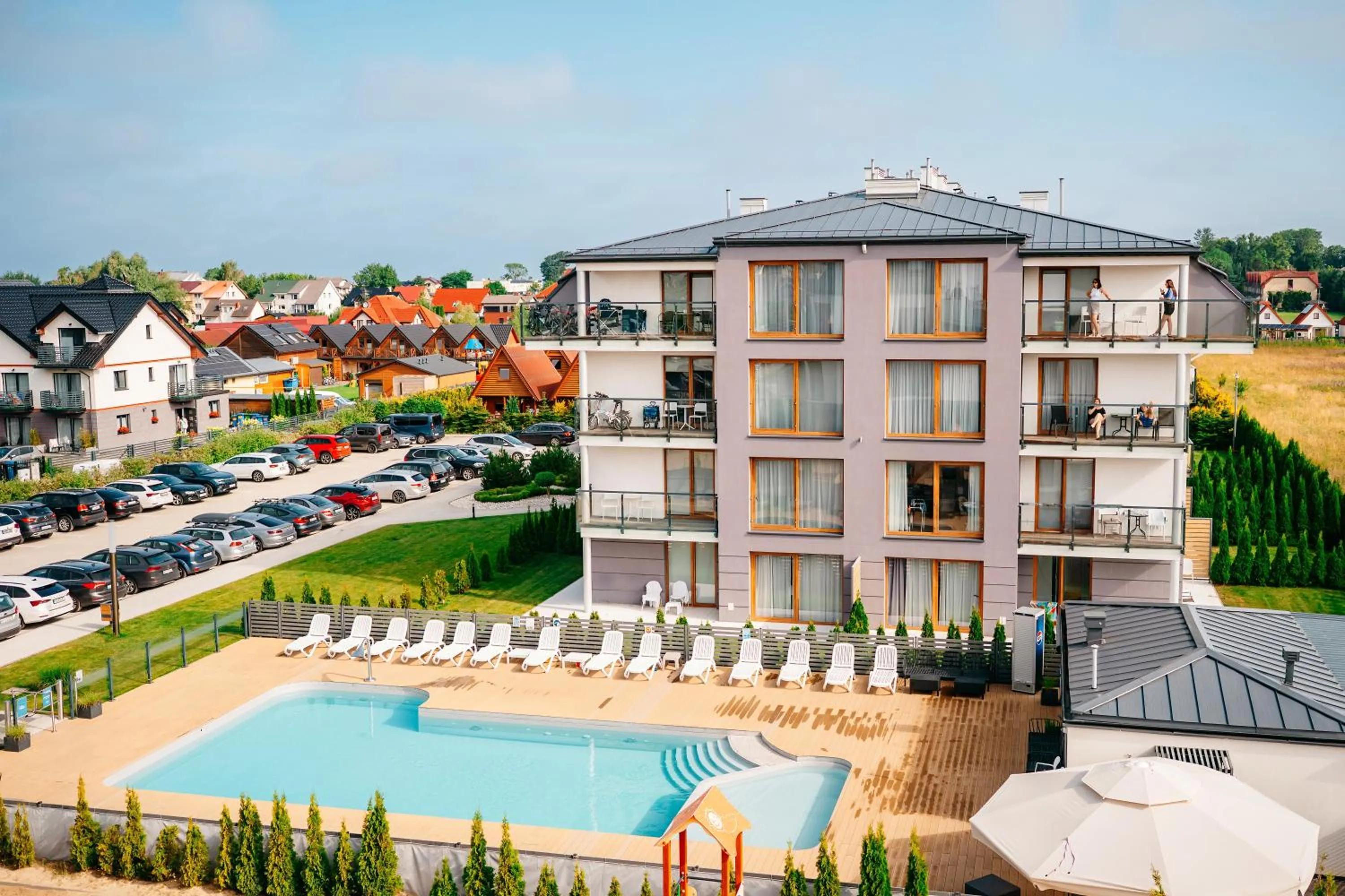 Property building in Blu Apartments