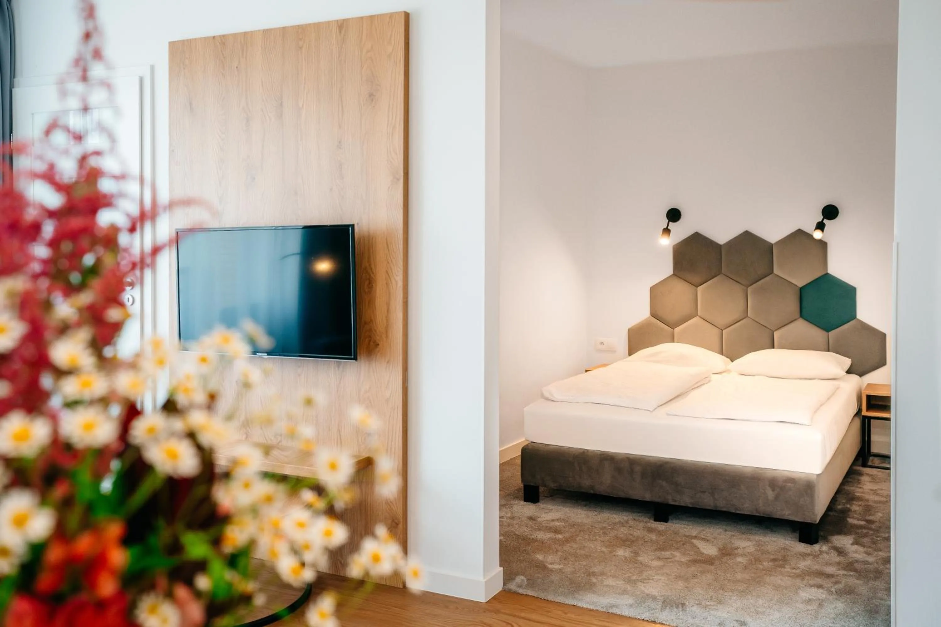 Bed in Blu Apartments