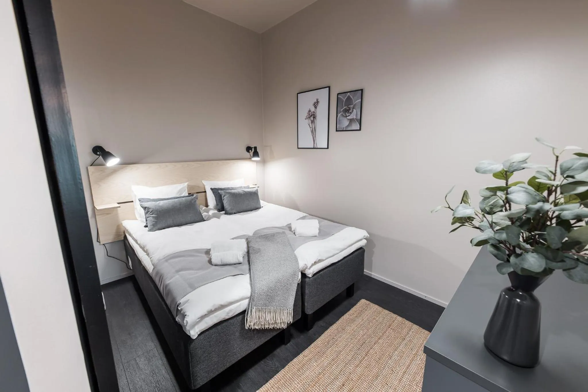 Bedroom, Bed in Forenom Aparthotel Vantaa Tikkurila