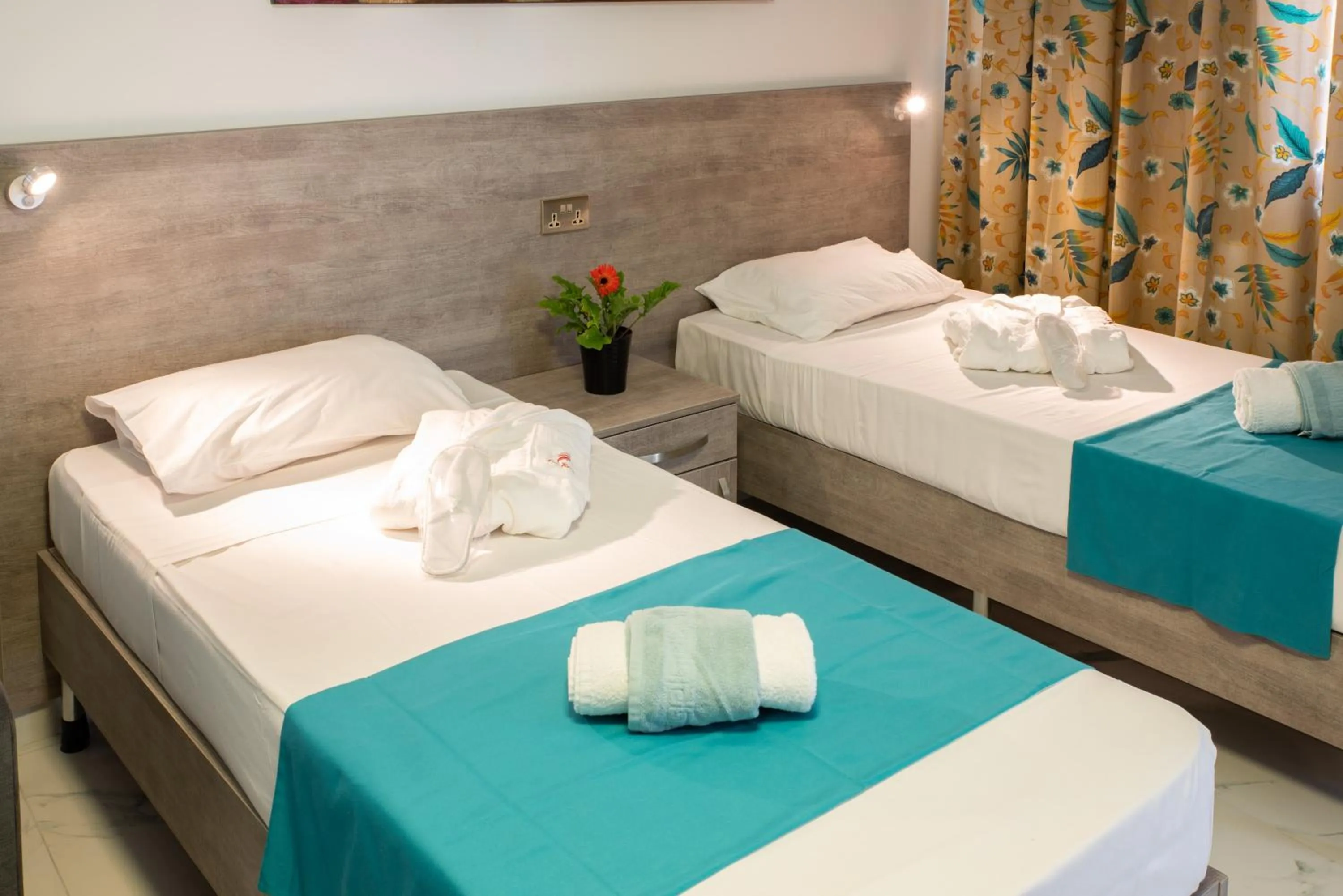 towels, Bed in For Rest Aparthotel