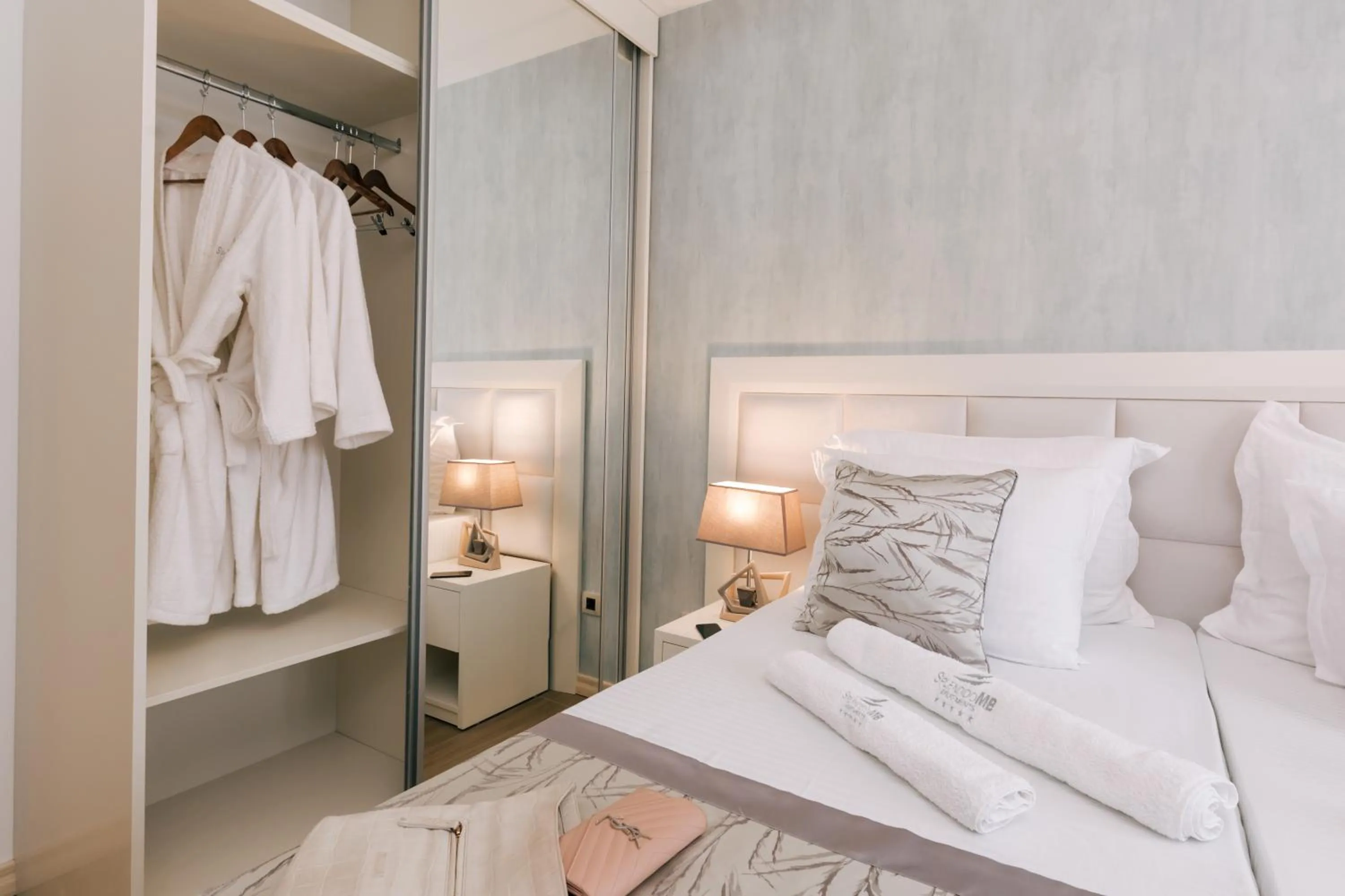 Bed in Splendido MB Apartments