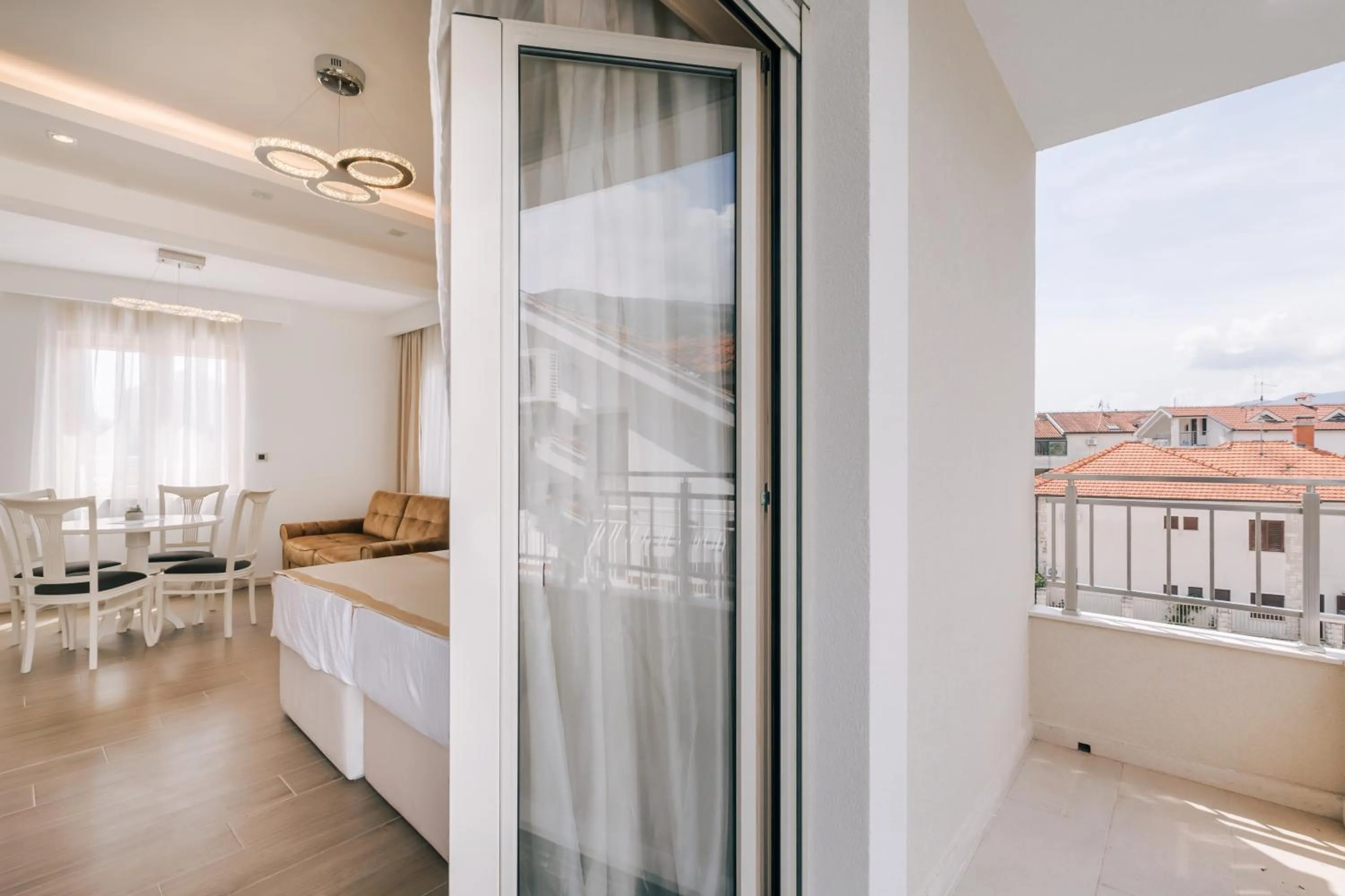 Balcony/Terrace, Bed in Splendido MB Apartments