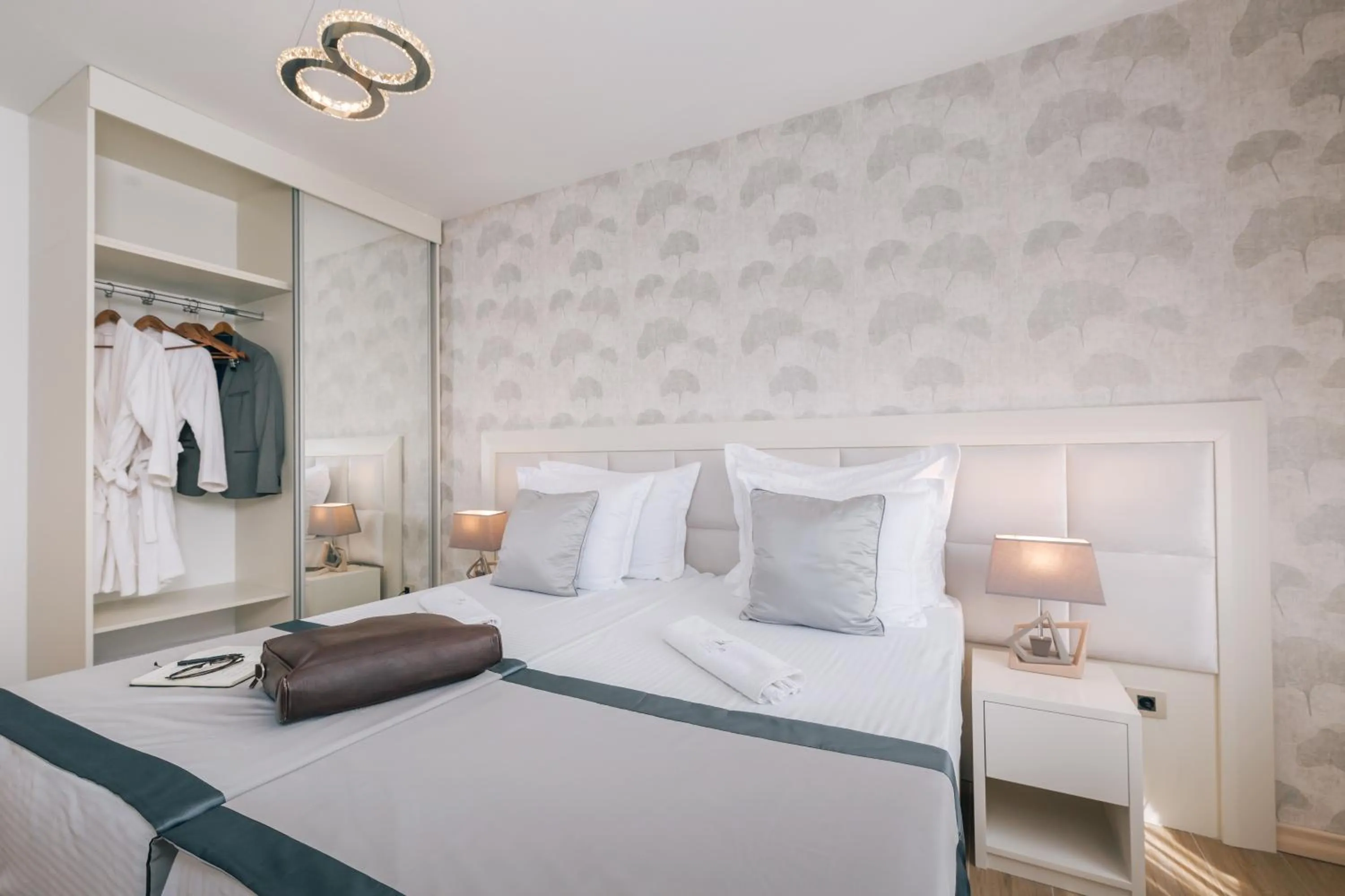 Bed in Splendido MB Apartments