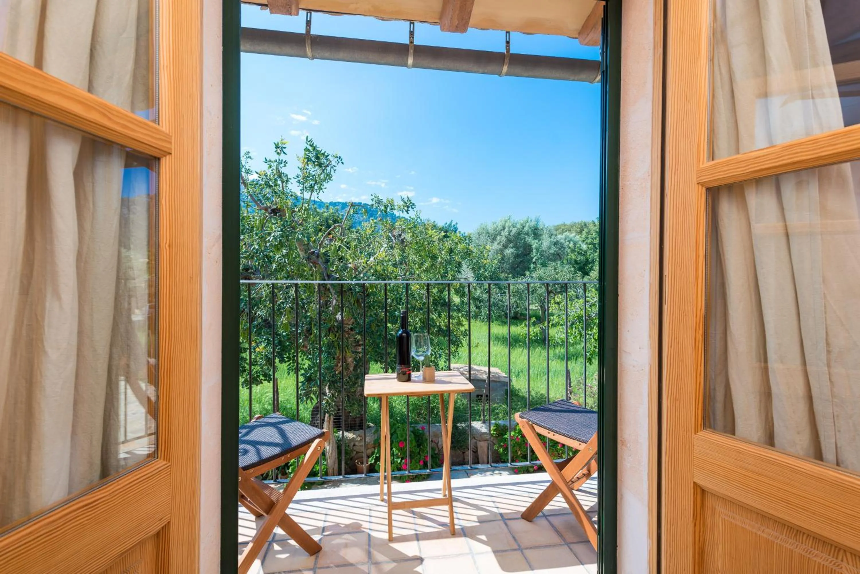 Balcony/Terrace in Finca - Agroturisme Sa Parellada