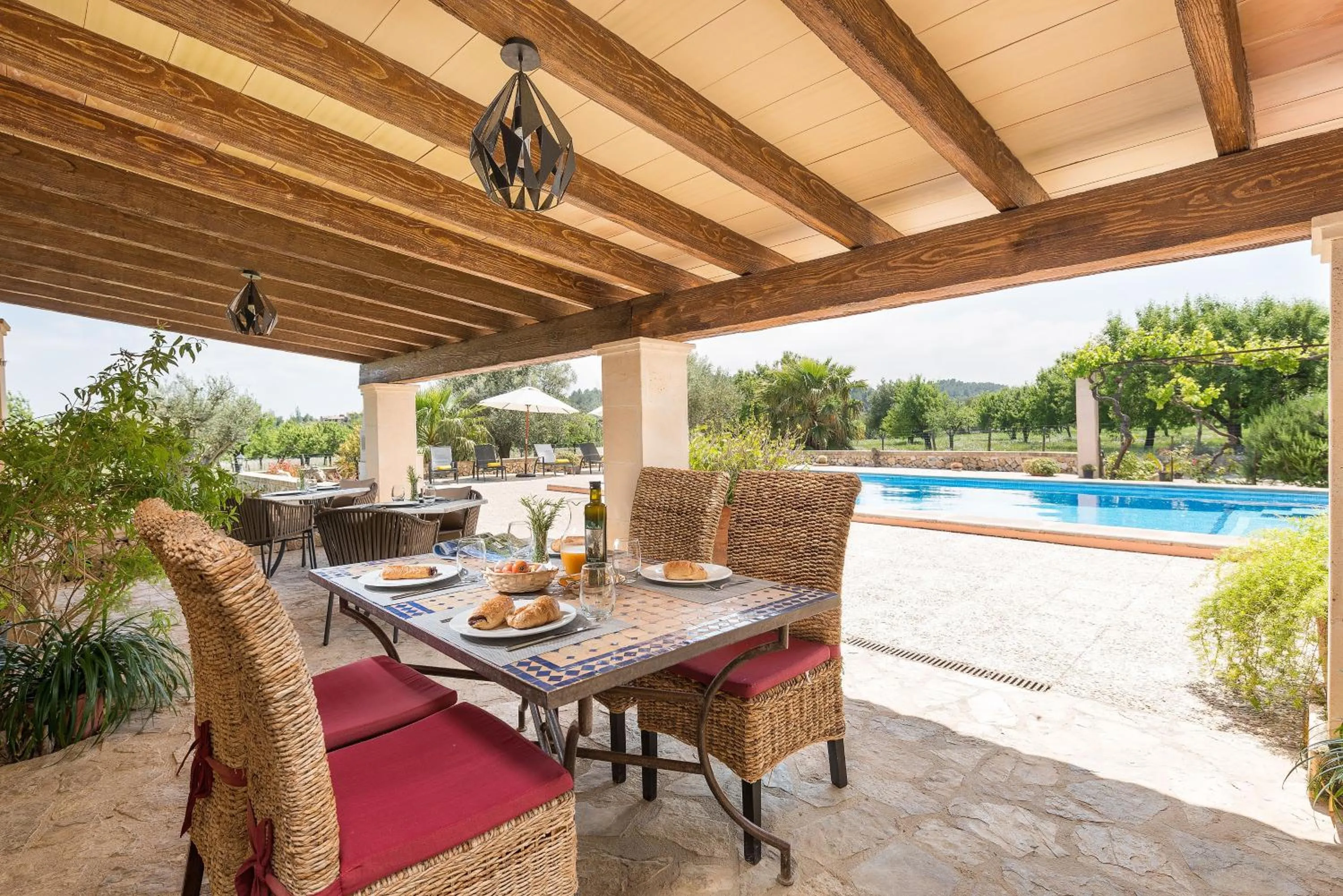 Balcony/Terrace in Finca - Agroturisme Sa Parellada