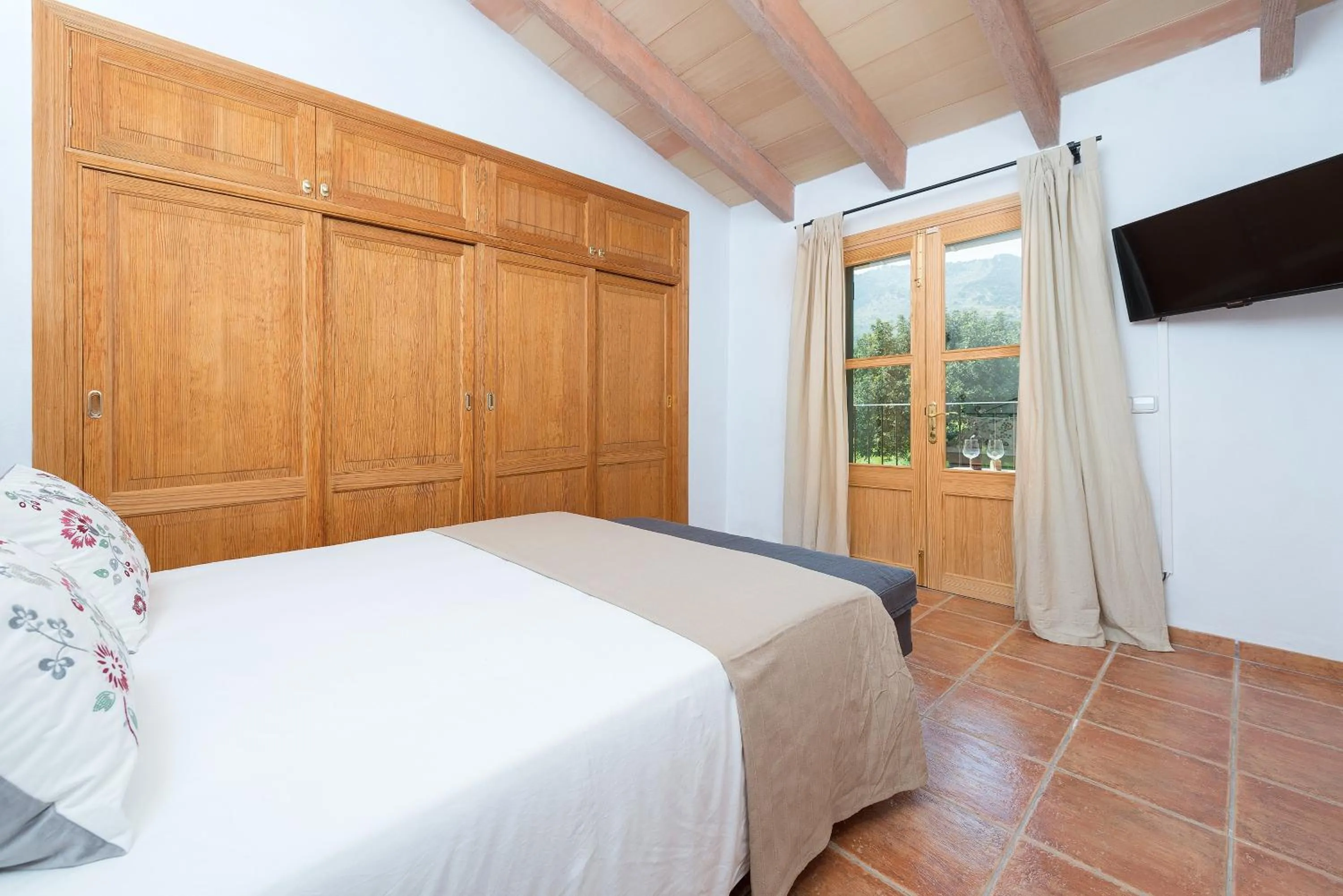 Bedroom, Bed in Finca - Agroturisme Sa Parellada