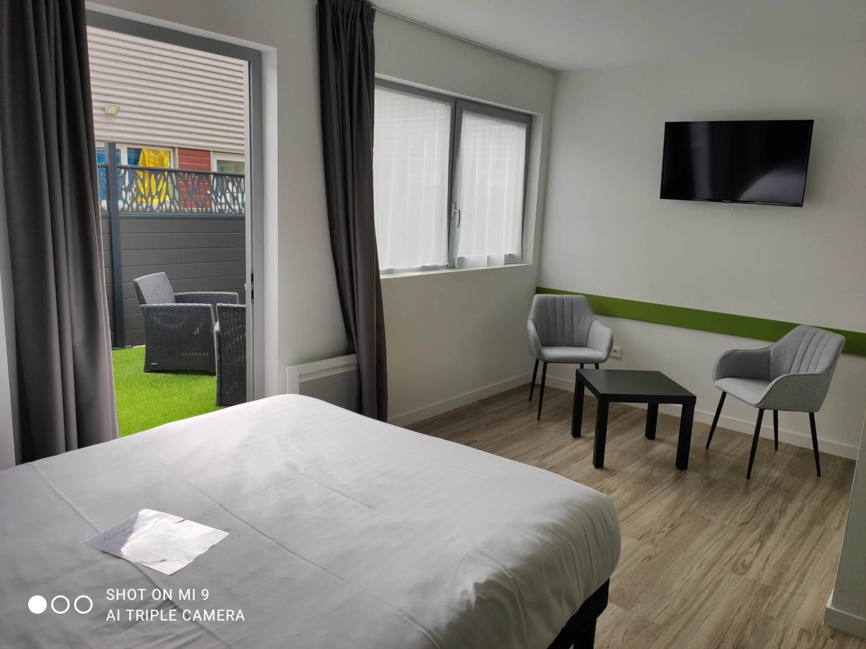 View (from property/room), Bed in Atao Residence- Rennes Sud