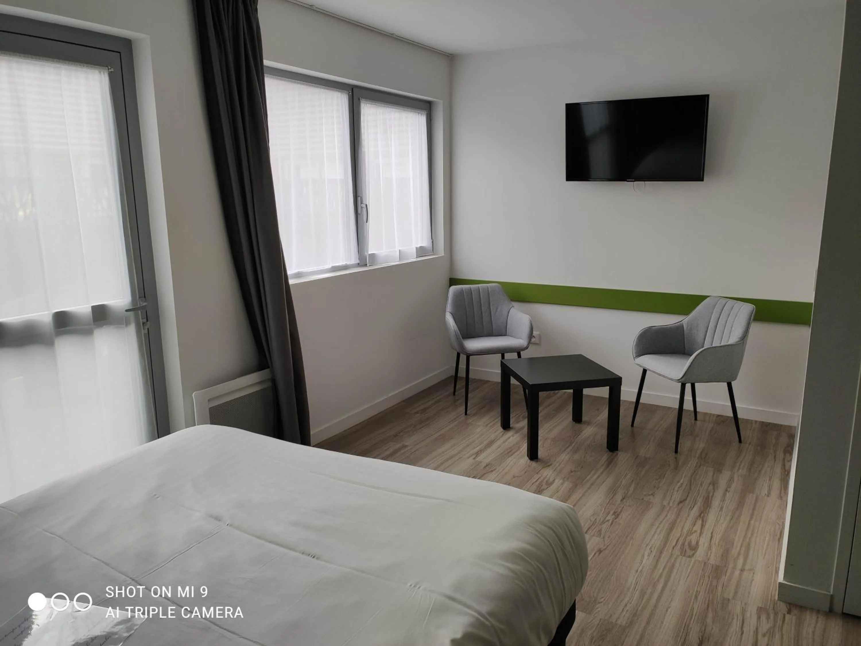 View (from property/room), Bed in Atao Residence- Rennes Sud