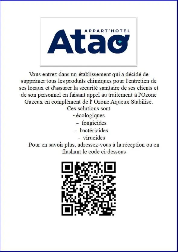 Logo/Certificate/Sign in Atao Residence- Rennes Sud