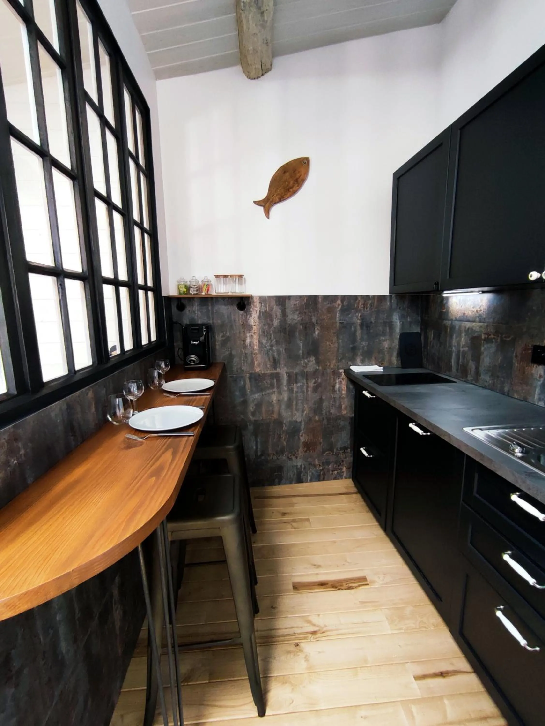 Studio avec douche et cuisine - single occupancy in Appartement Lila