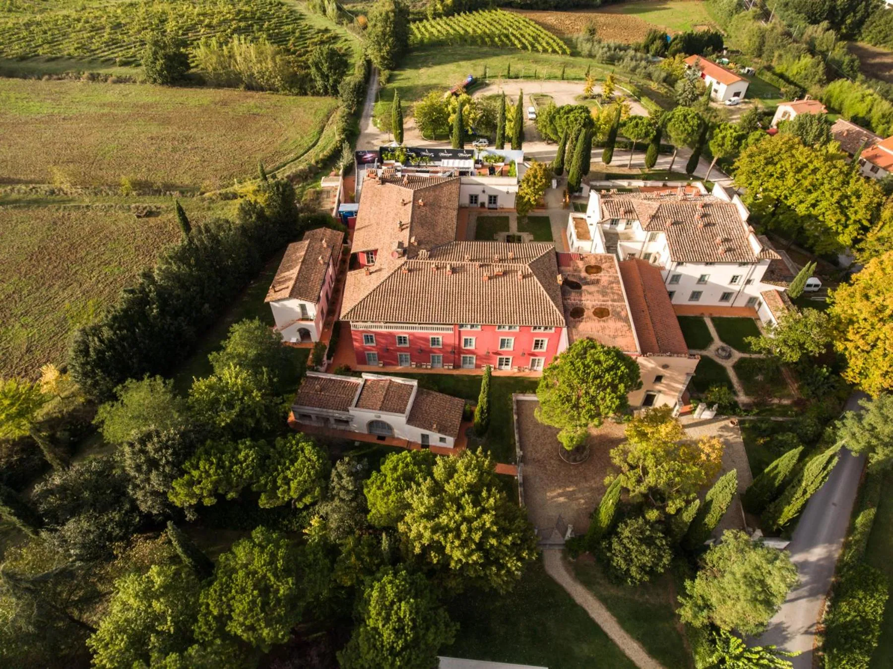 Bird's eye view in Relais Villa Il Palagio
