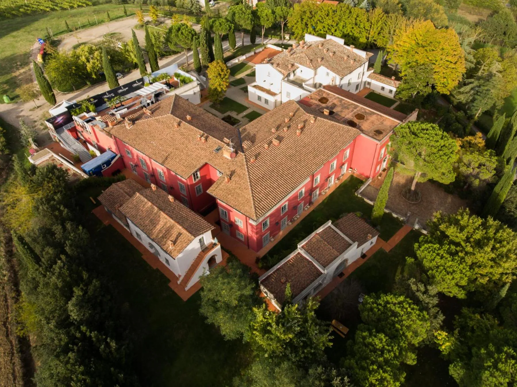 Bird's eye view in Relais Villa Il Palagio