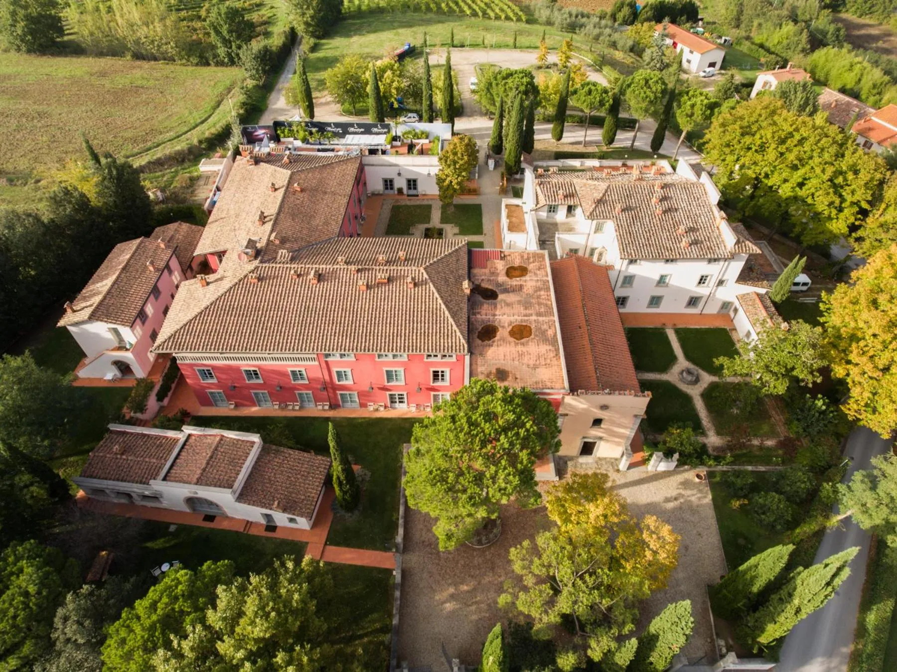Bird's eye view in Relais Villa Il Palagio