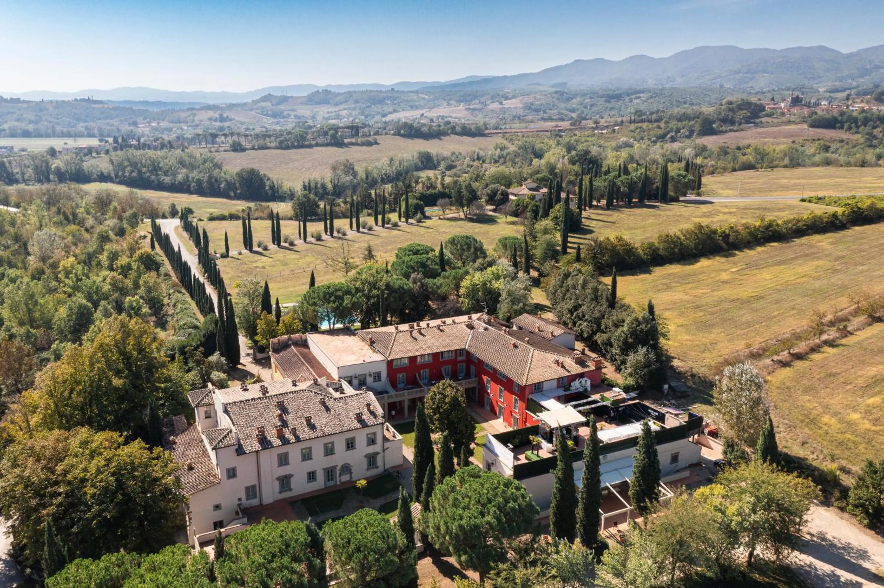 Bird's eye view in Relais Villa Il Palagio