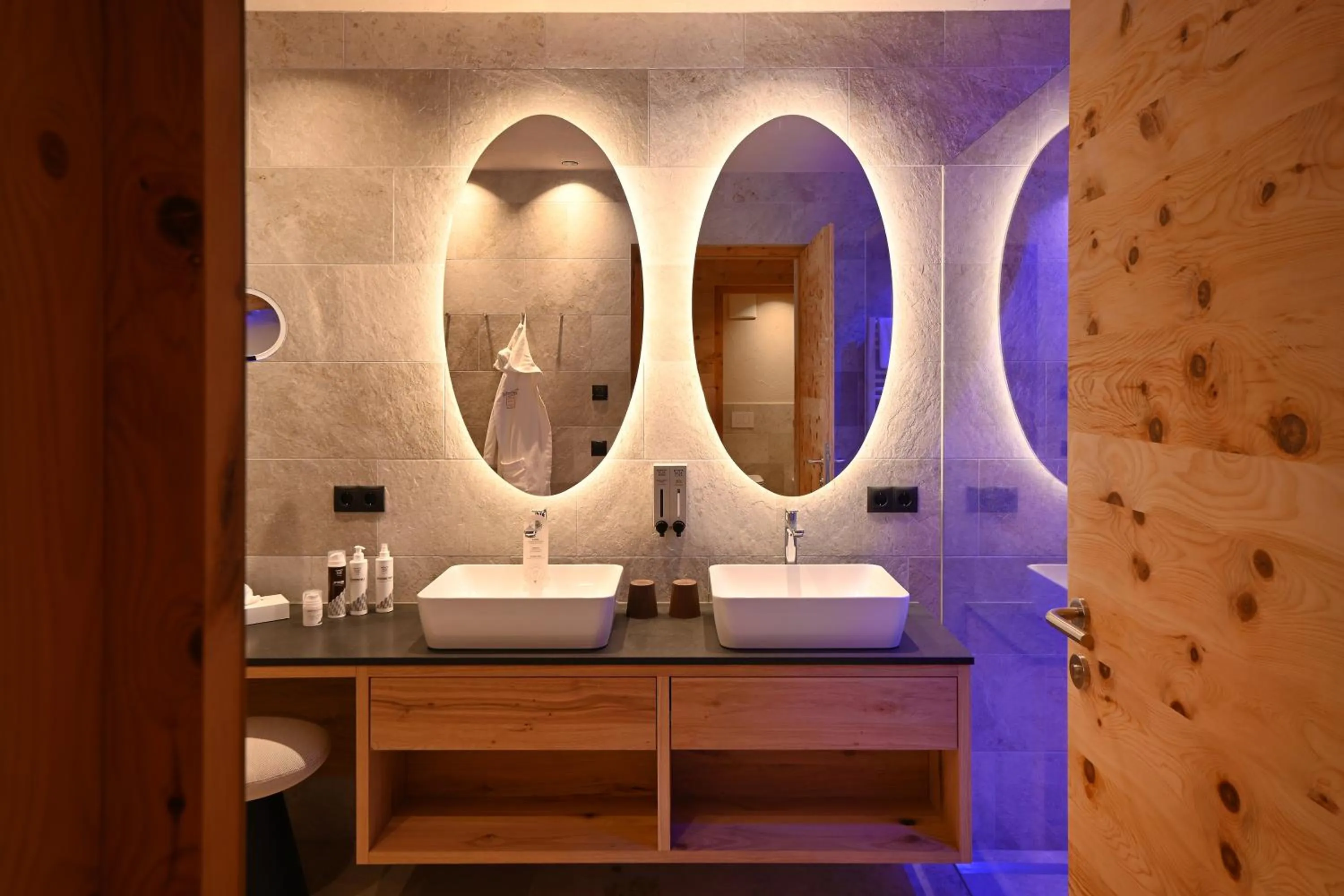 Bathroom in Tratterhof Mountain Sky Hotel