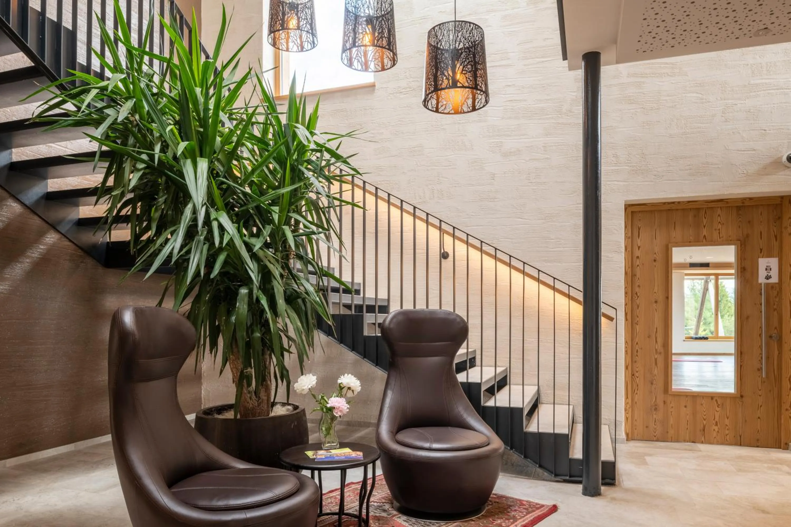 Lobby or reception in Tratterhof Mountain Sky Hotel