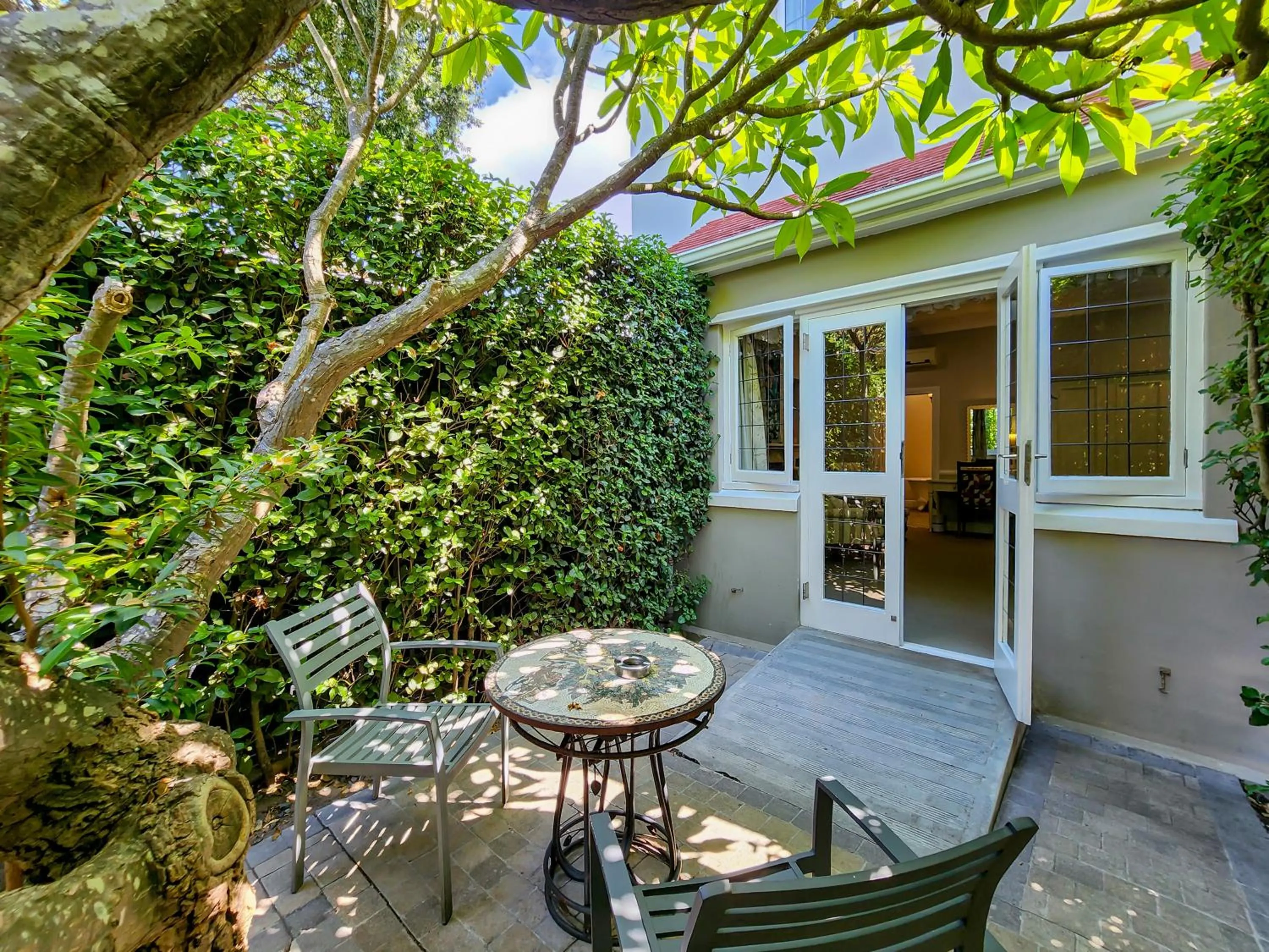 Patio in Roodenburg House