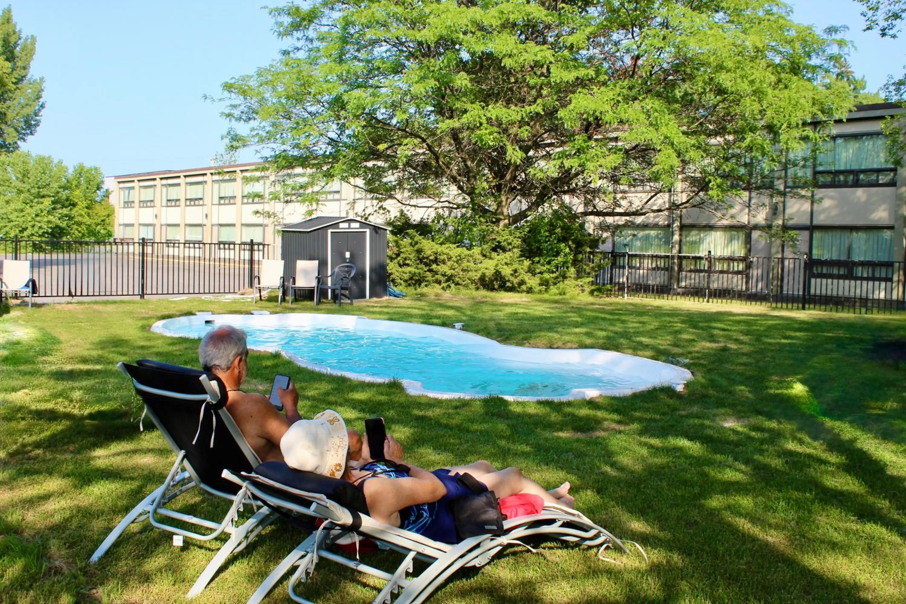 Swimming pool in Travelodge by Wyndham Trois-Rivieres